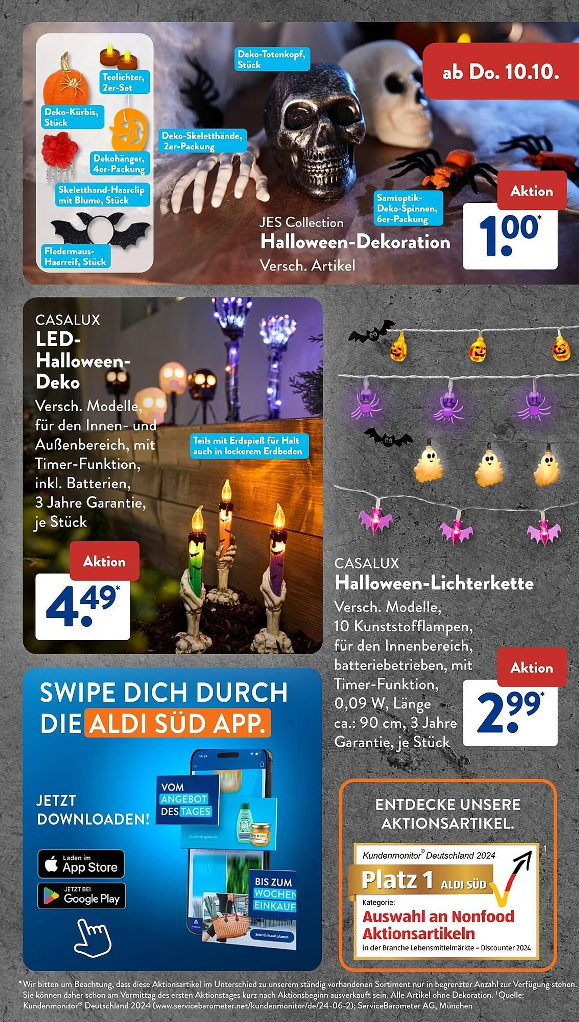 Aldi Süd Prospekt von 1. Oktober bis 31. Oktober 2024 - Prospekt seite 17