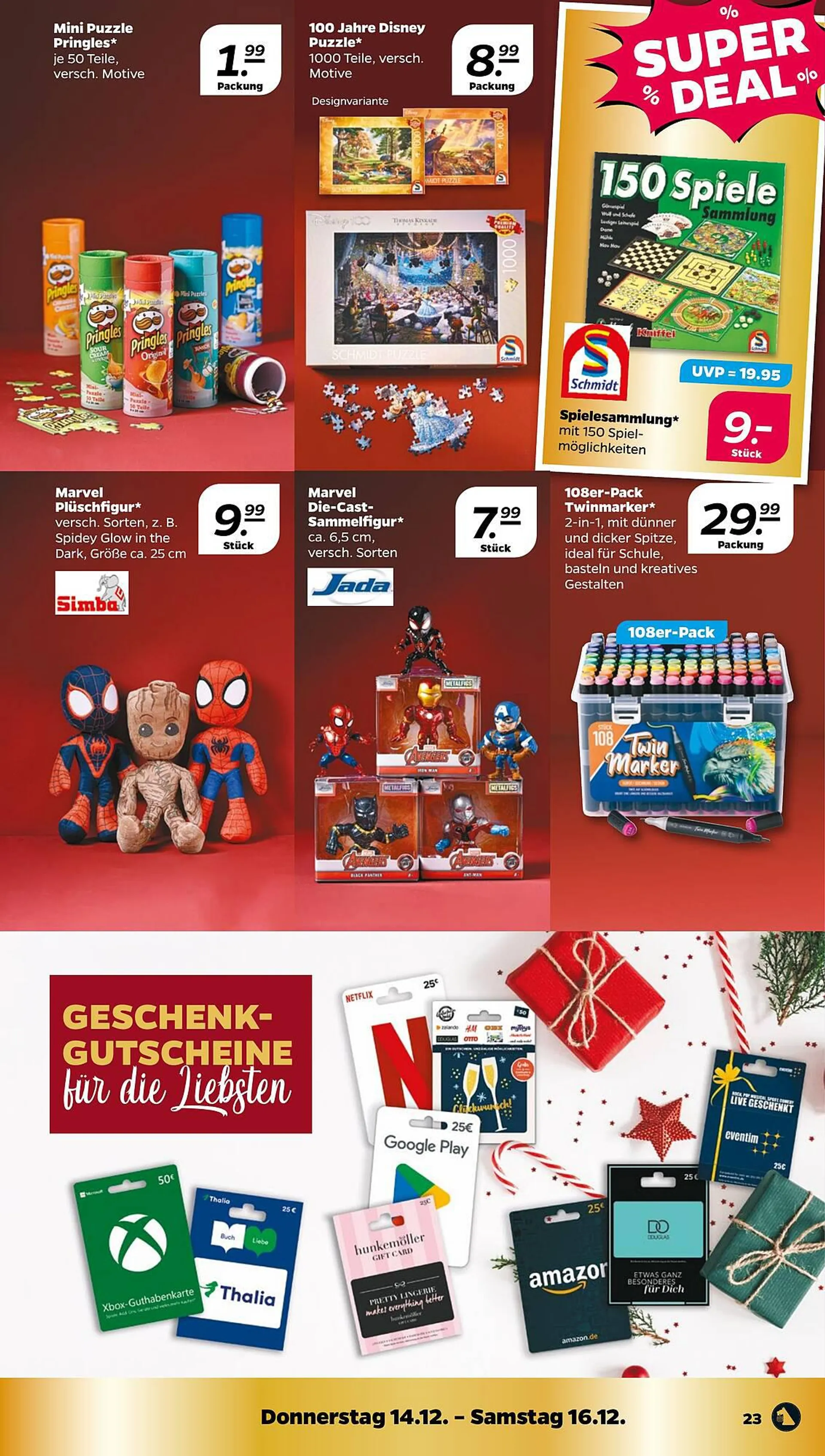 NETTO Prospekt von 11. Dezember bis 16. Dezember 2023 - Prospekt seite 23