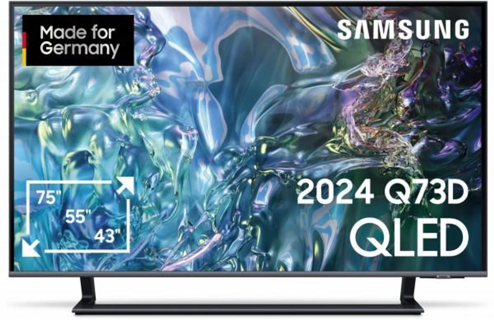 Samsung GQ50Q73DAU 125 cm (50") QLED-TV Titangrau / E