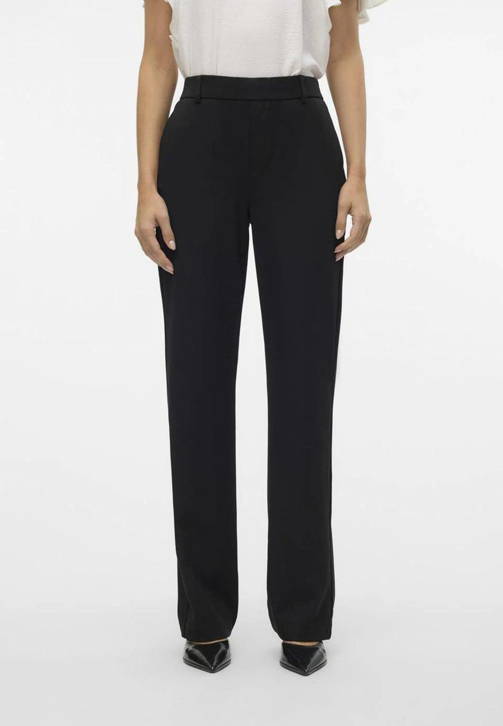 VMZAMIRA STRAIGHT - Trousers - black