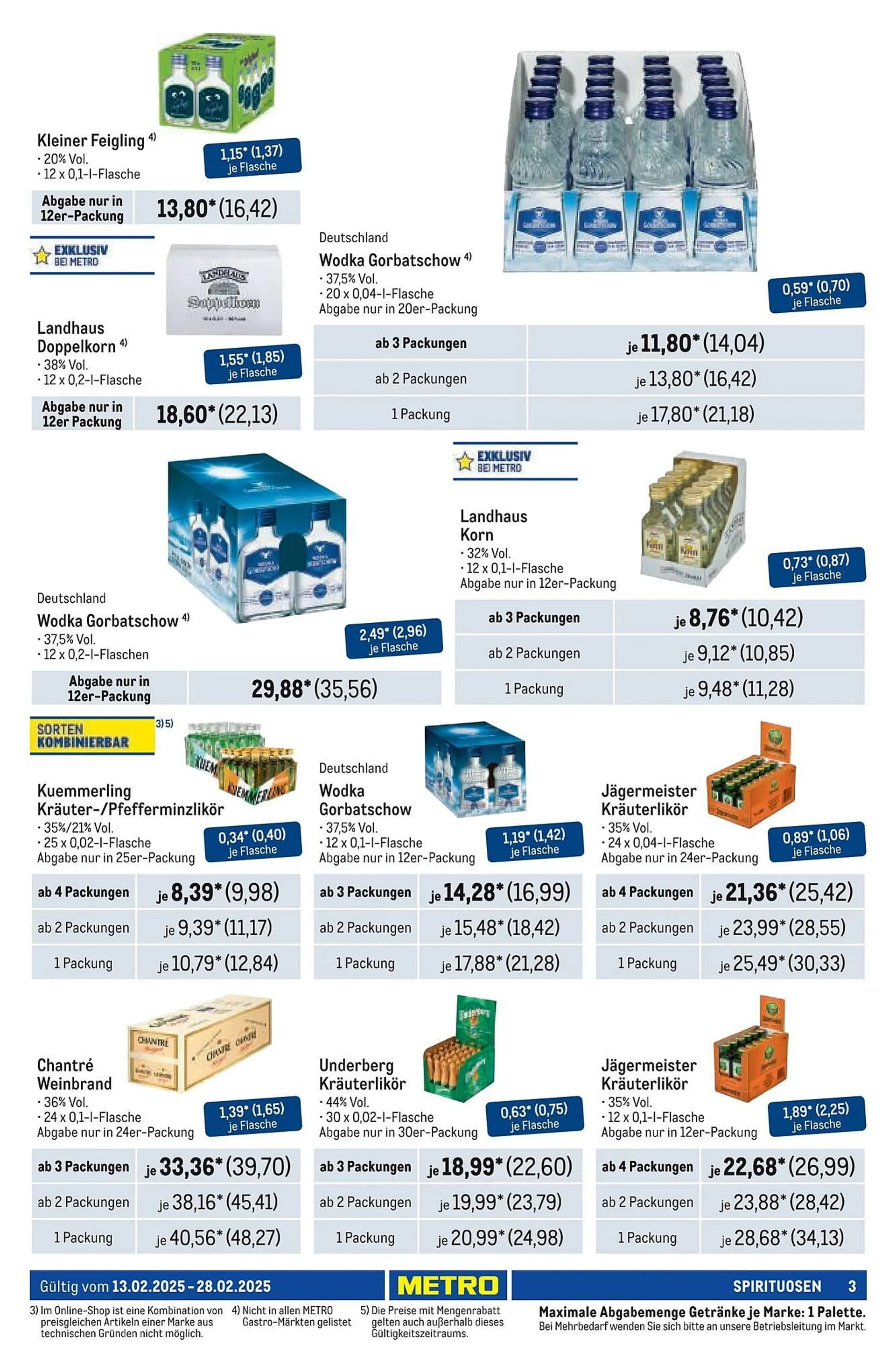 METRO Prospekt von 13. Februar bis 28. Februar 2025 - Prospekt seite 3