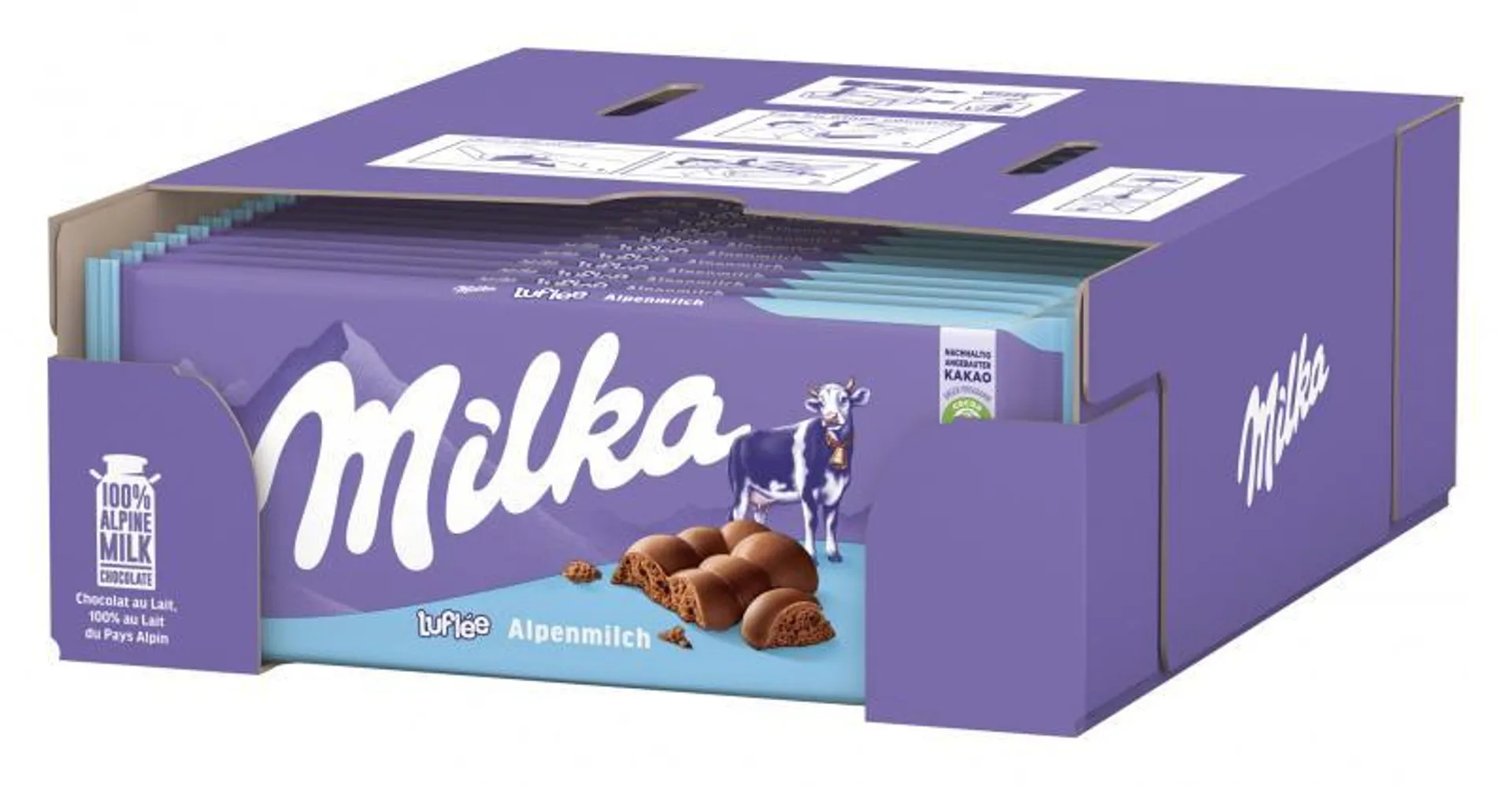 Milka Tafel Luflee 13 x 0,10 kg