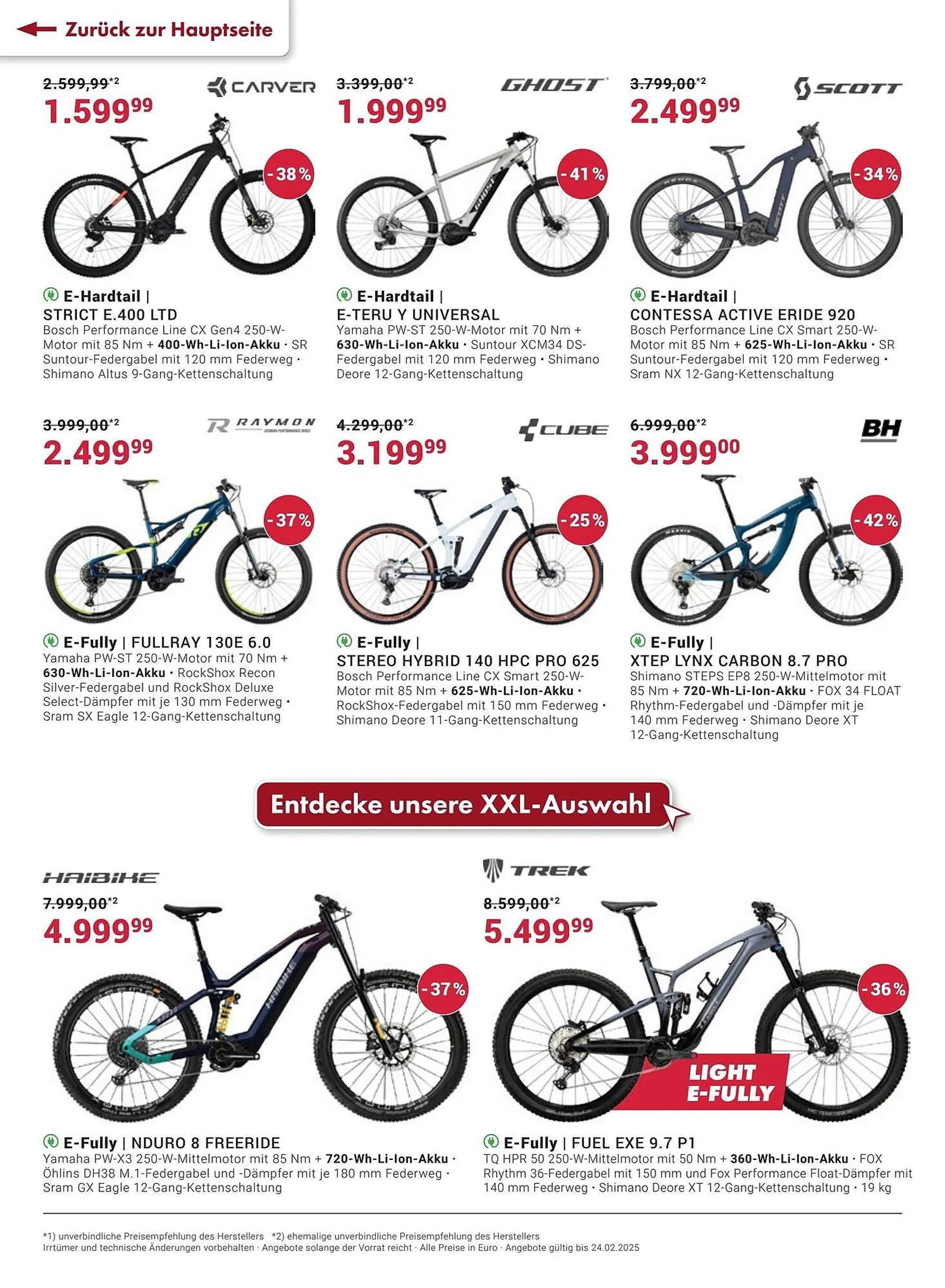 Fahrrad XXL Prospekt von 21. Januar bis 25. Februar 2025 - Prospekt seite 2