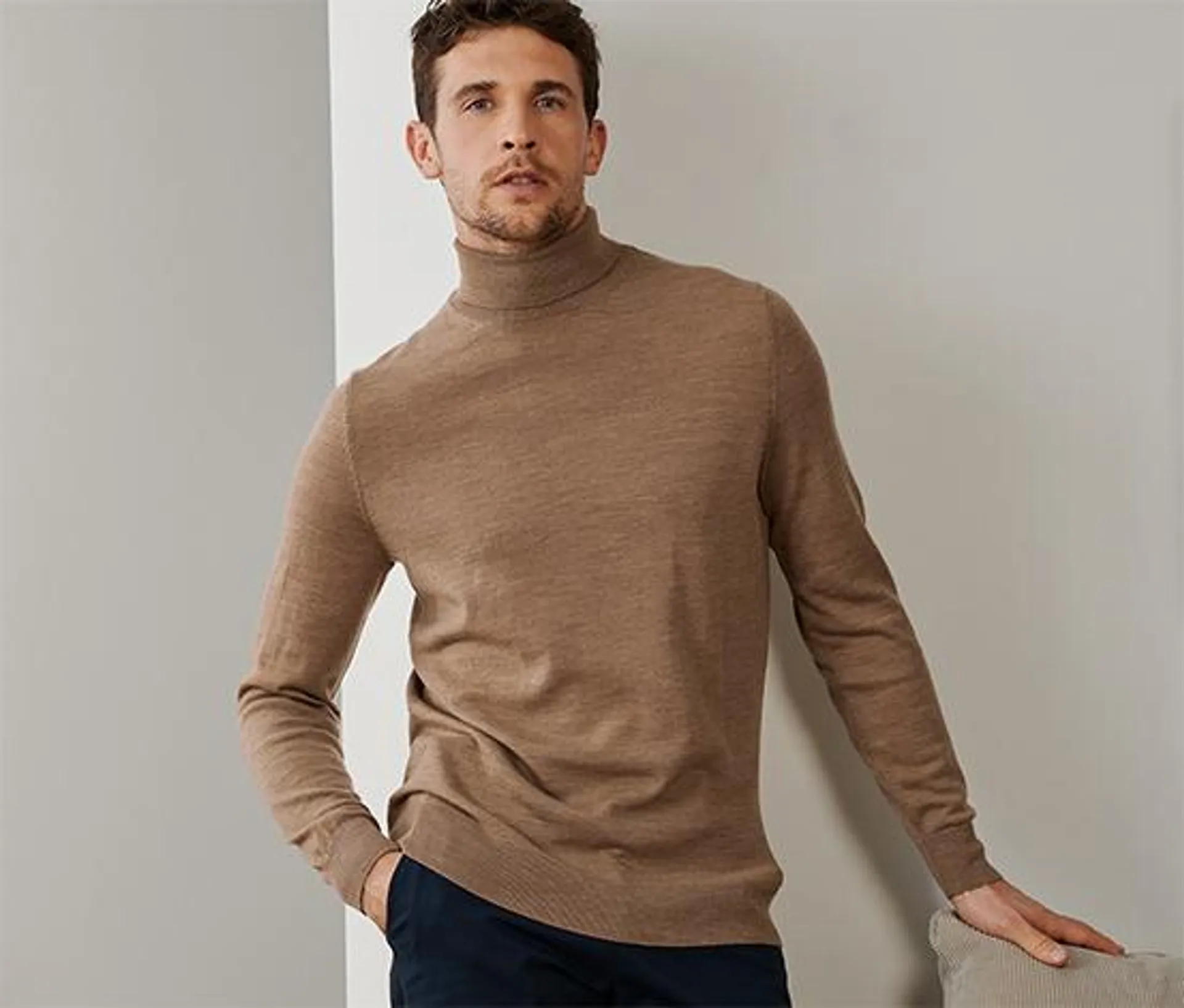 Merino-Rollkragenpullover