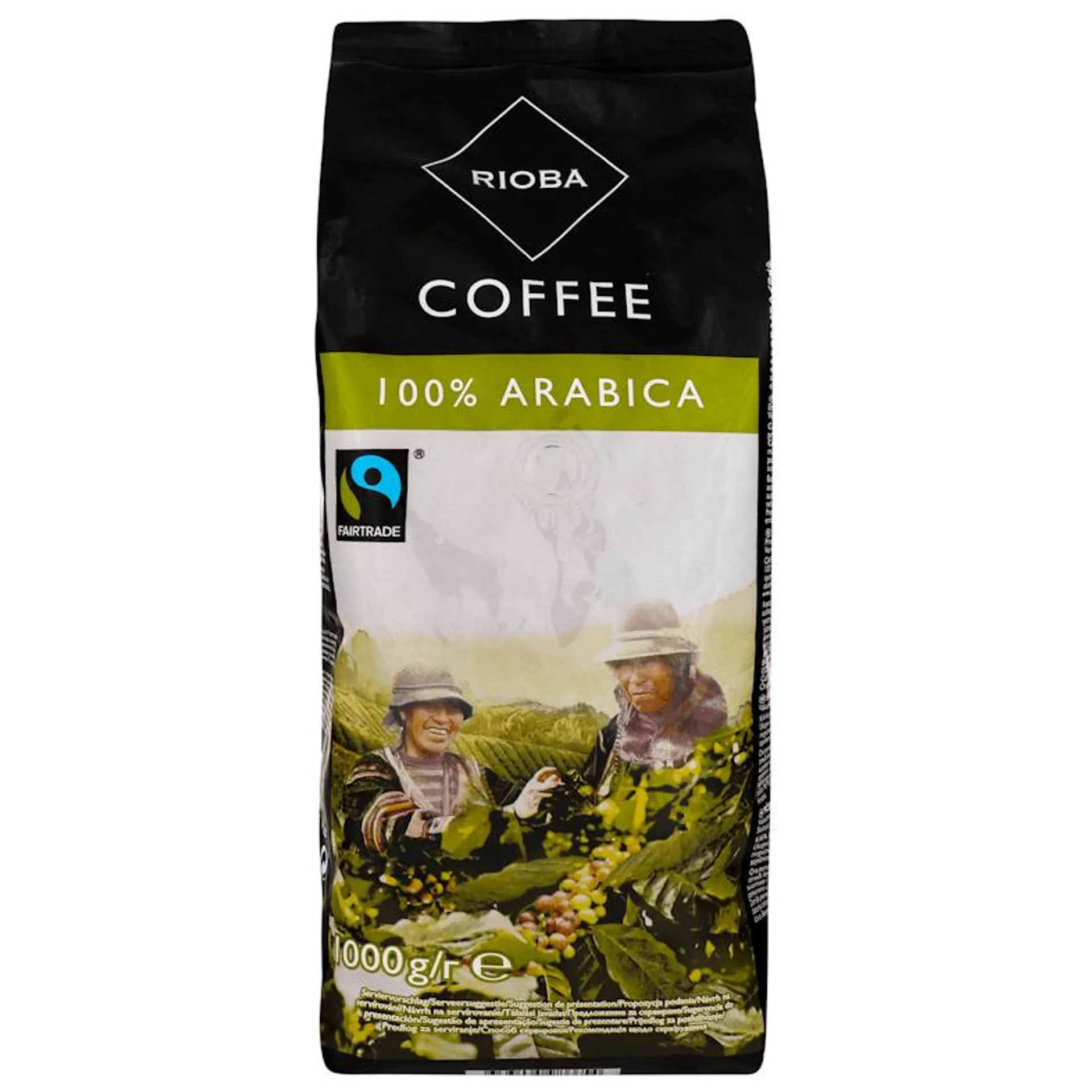 Rioba Kaffeebohnen Fairtrade Arabica (1 kg)