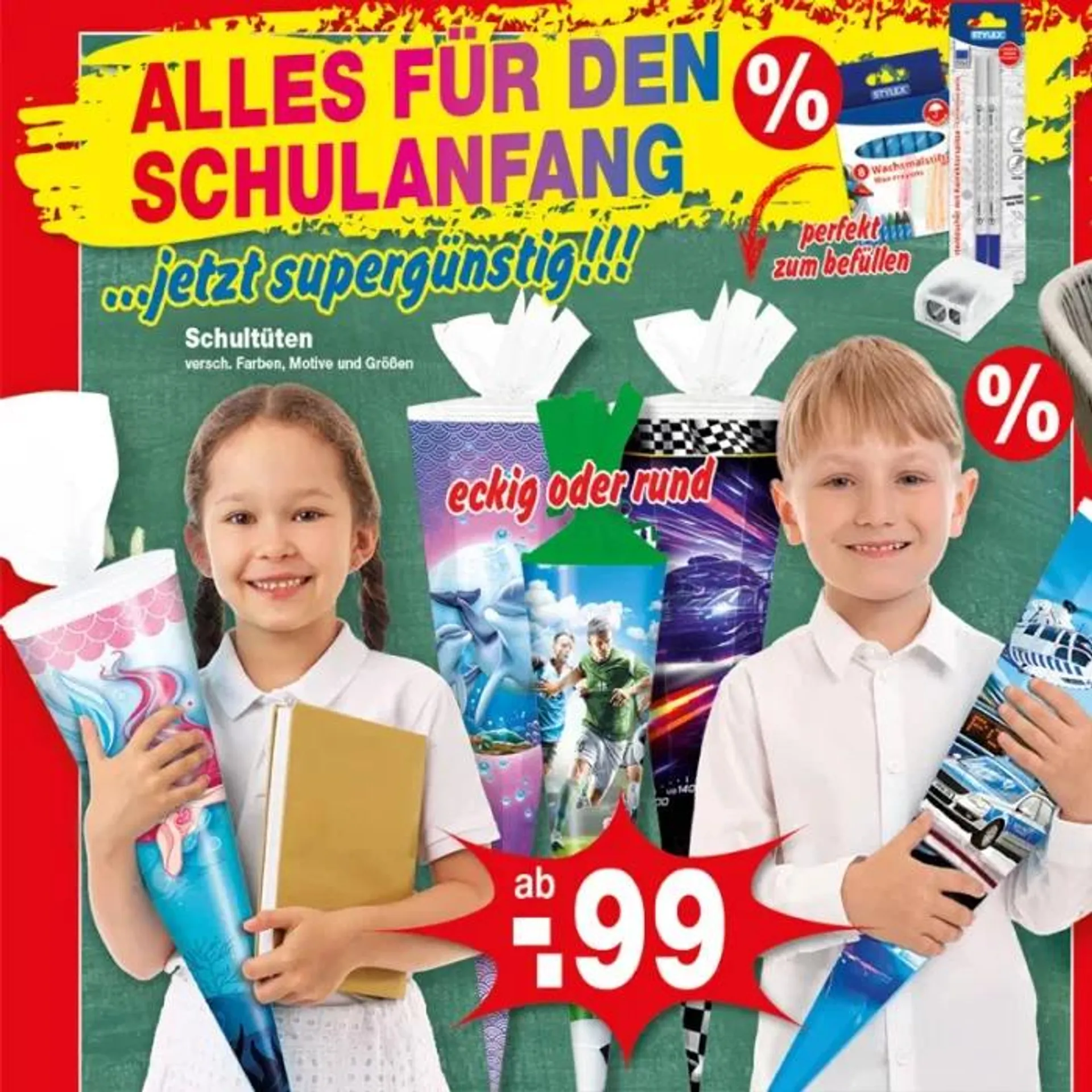 Alles für den Schulstart …..