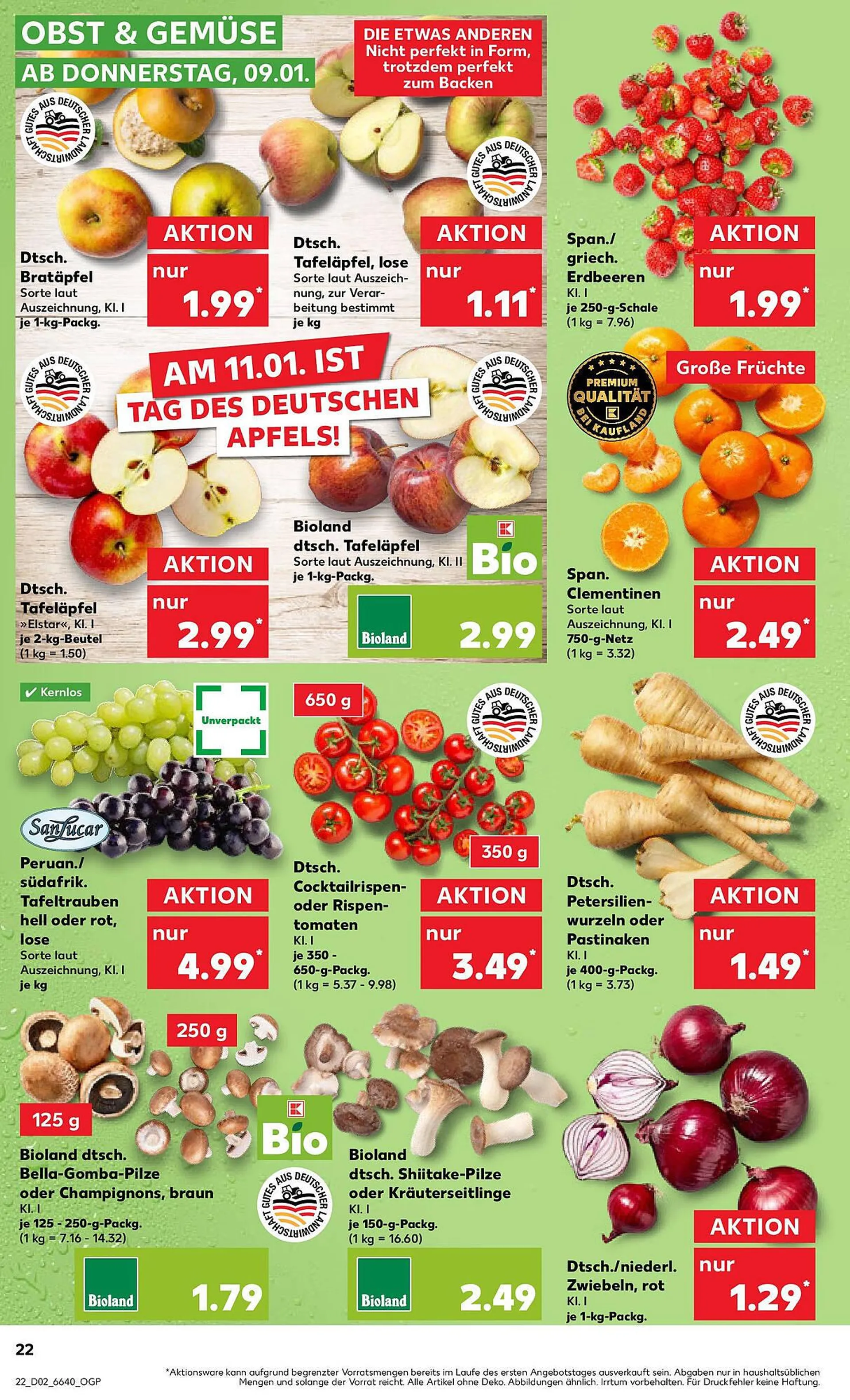 Kaufland Prospekt von 9. Januar bis 15. Januar 2025 - Prospekt seite 22