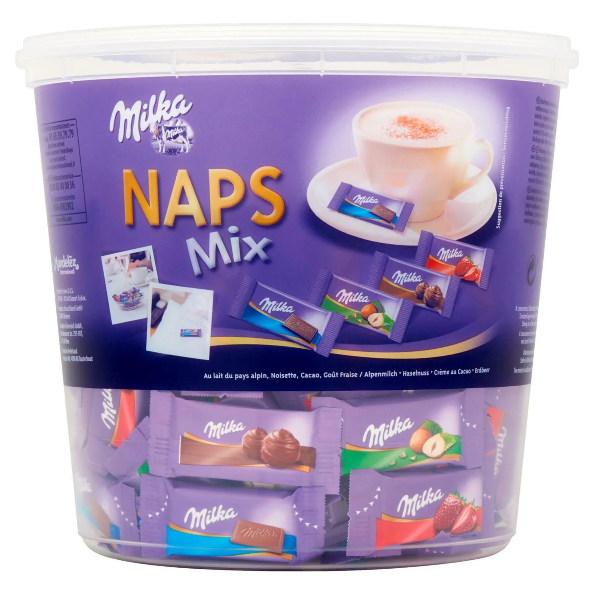 Milka Pralinen Naps Mix 207 Portionen (1kg)