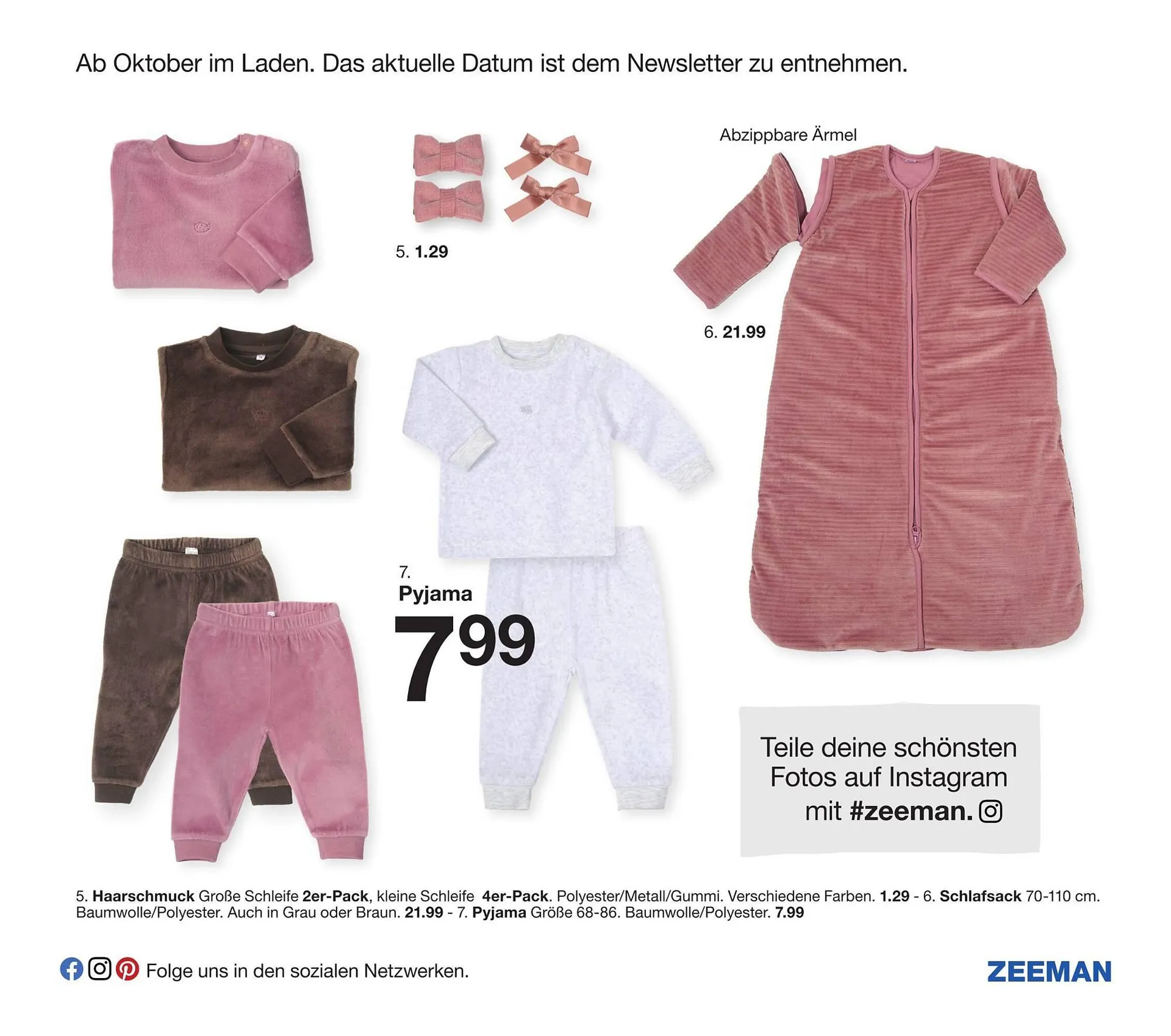 Zeeman Prospekt von 1. September bis 30. November 2024 - Prospekt seite 11