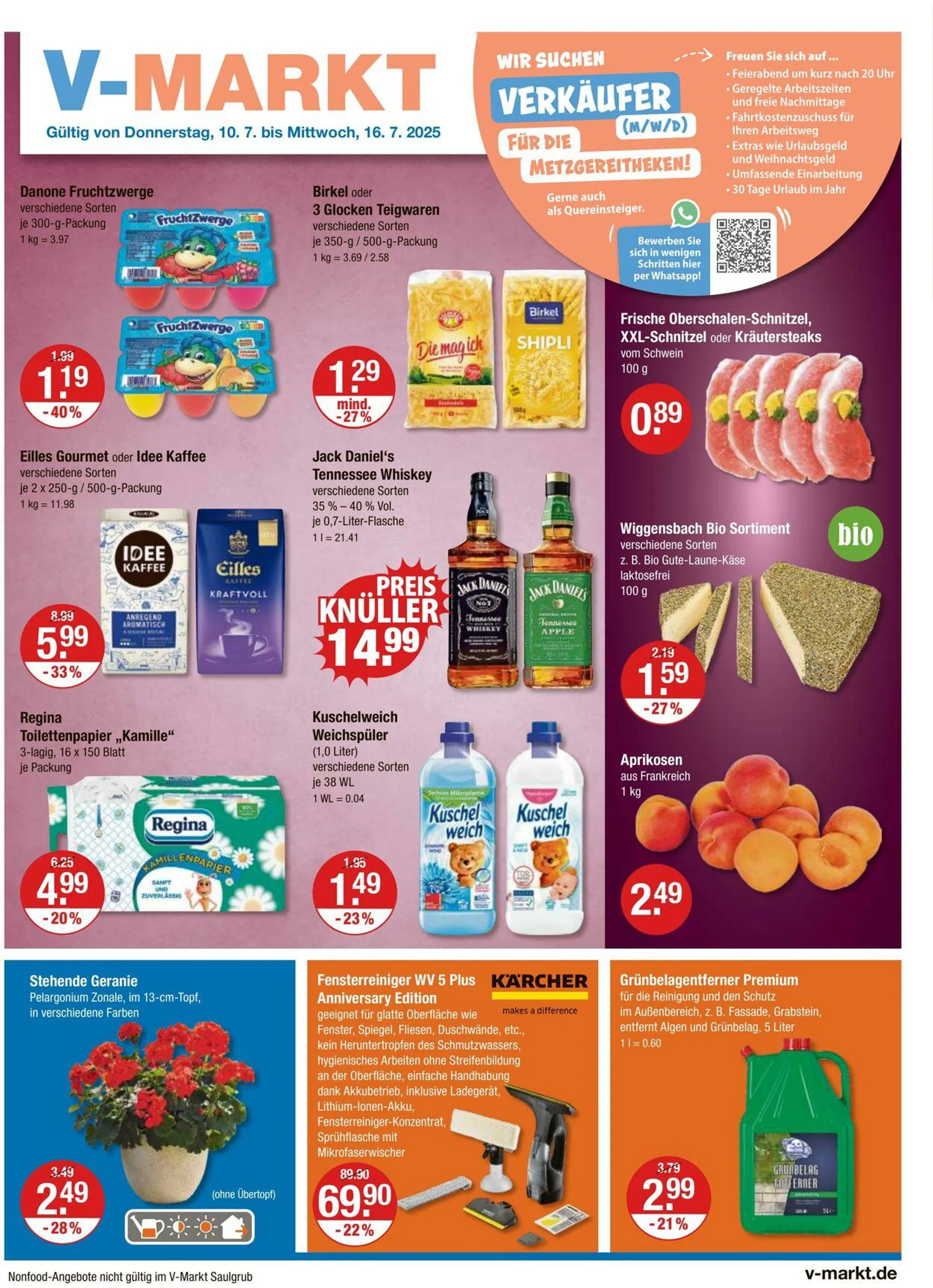 V-Markt Aktueller Prospekt von 10. Juli bis 16. Juli 2025 - Prospekt seite 1