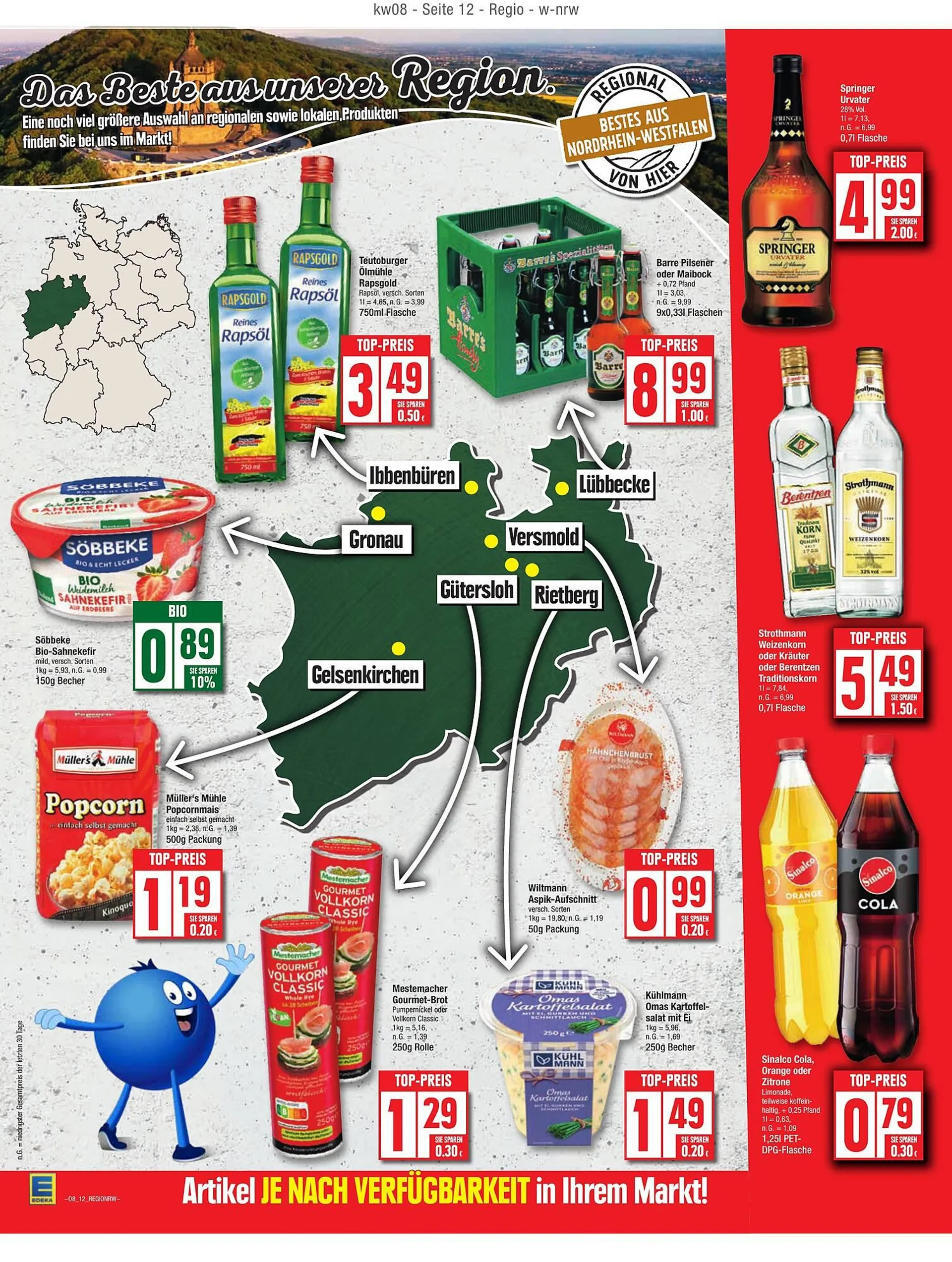 Edeka Prospekt von 16. Februar bis 22. Februar 2025 - Prospekt seite 12