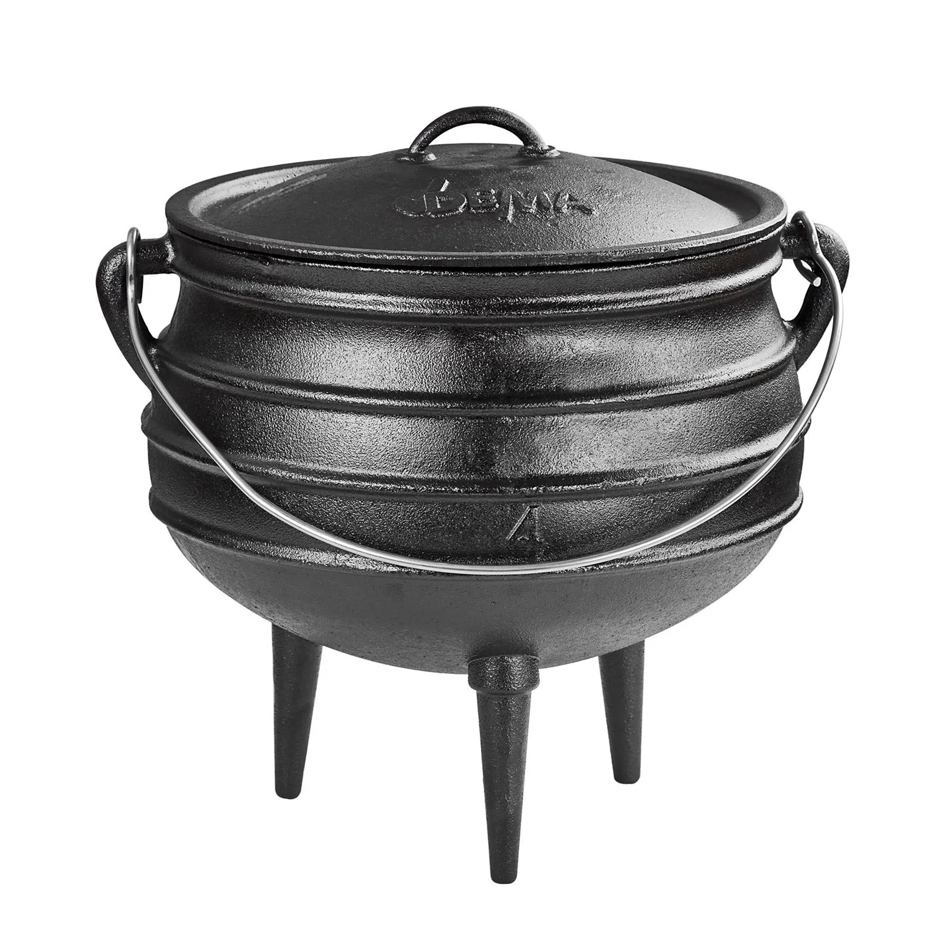 Gusseisen BBQ Topf Madagaskar, 12 Liter, Dutch Oven, Schmortopf