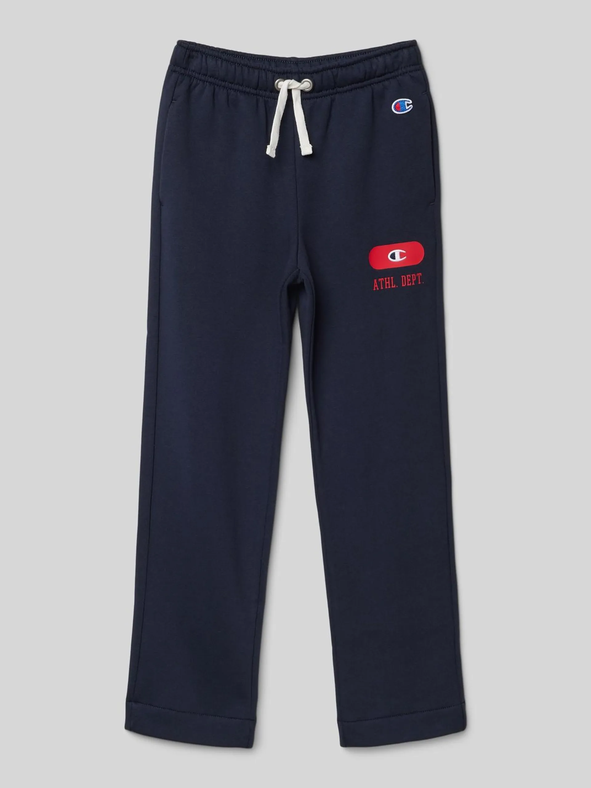 Sweatpants mit Logo-Stitching in marine