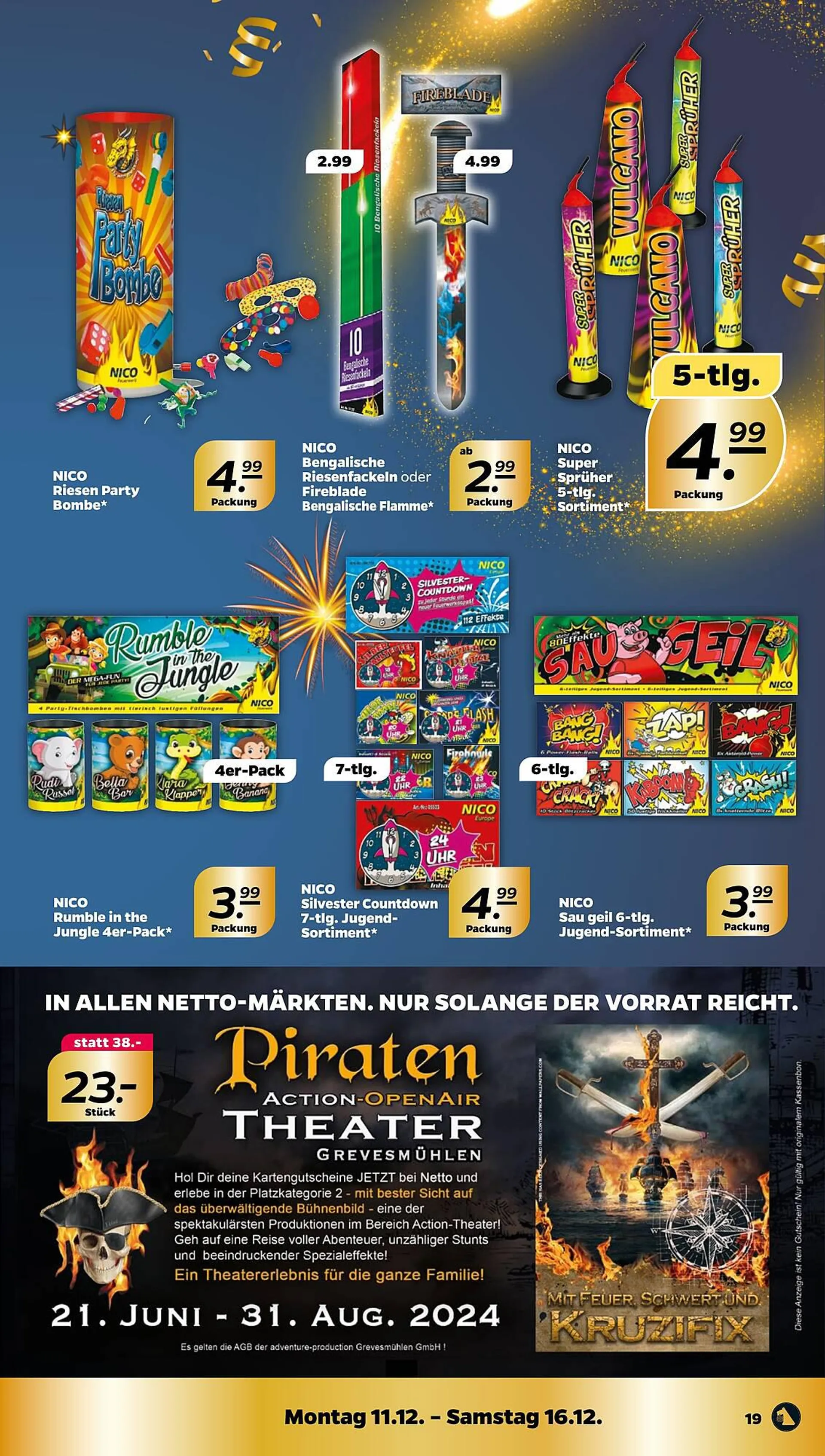 NETTO Prospekt von 11. Dezember bis 16. Dezember 2023 - Prospekt seite 19