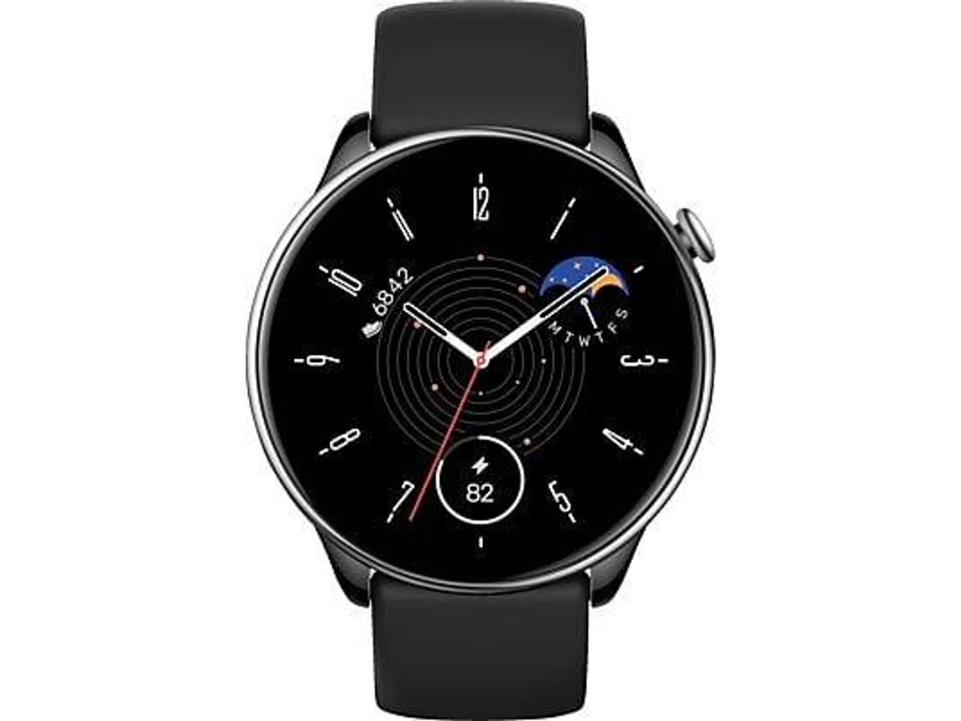 AMAZFIT GTR Mini Smartwatch Edelstahl Silikon, 20 mm, Midnight Black