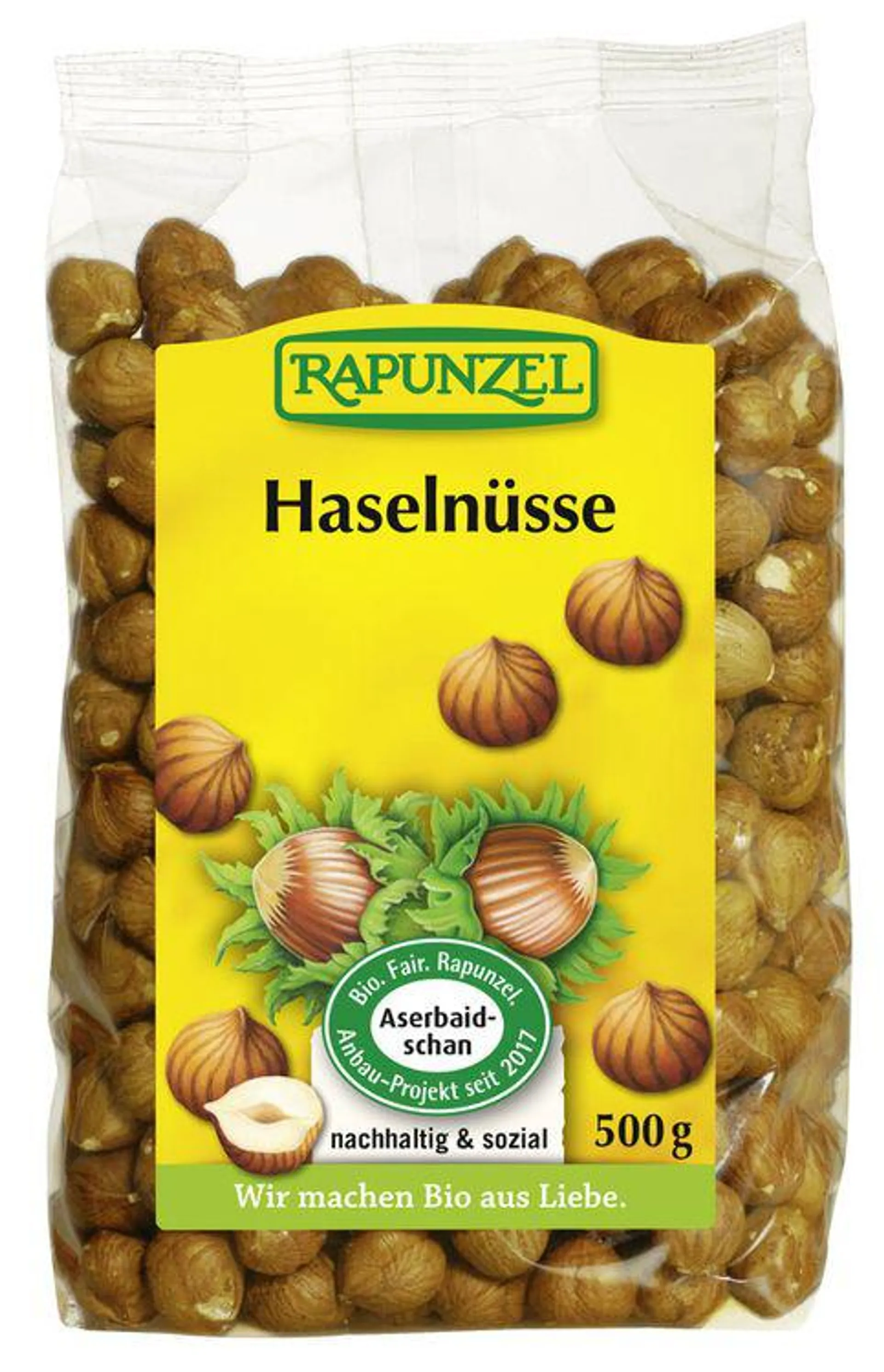 Rapunzel - Haselnüsse, 500g