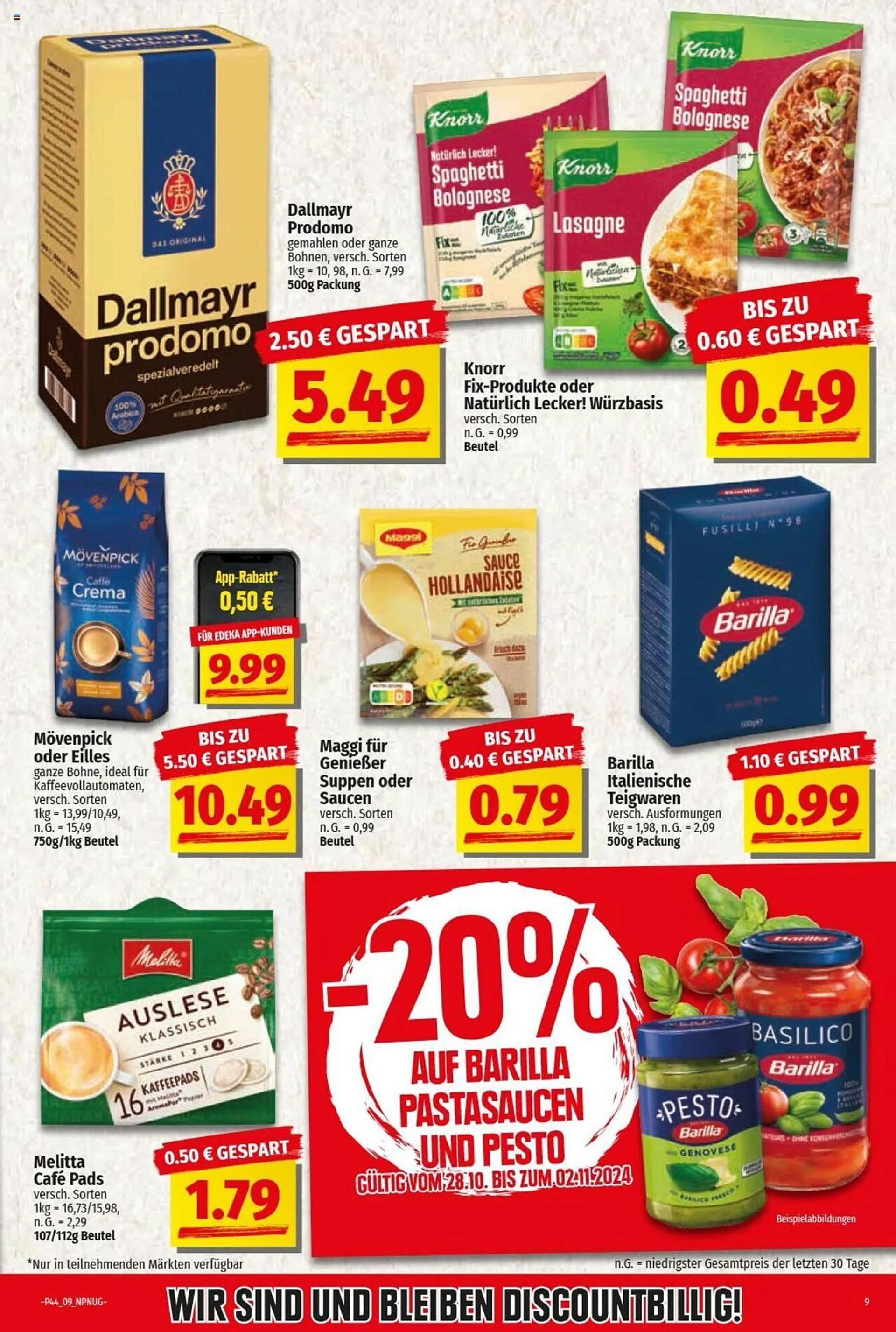 NP Discount Prospekt von 28. Oktober bis 2. November 2024 - Prospekt seite 9