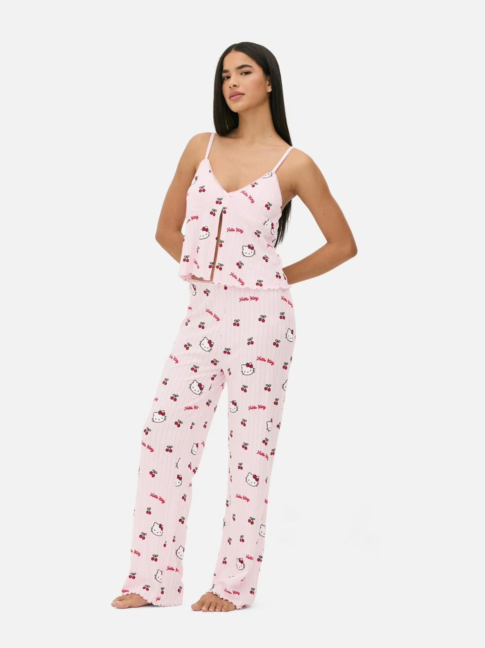 Hello Kitty Pointelle Cami Pyjama Top