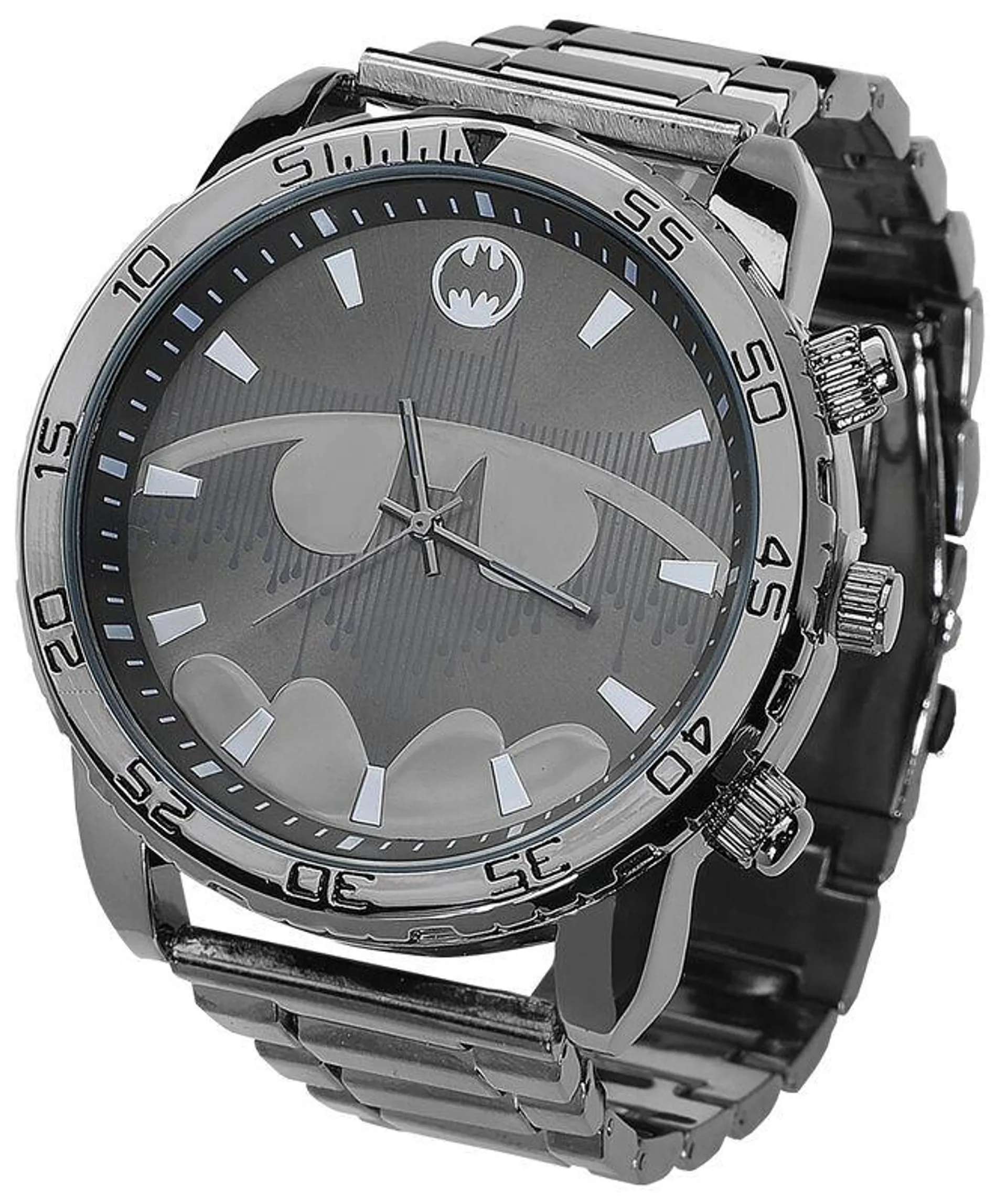 "Batman Logo" Armbanduhren silberfarben von Batman