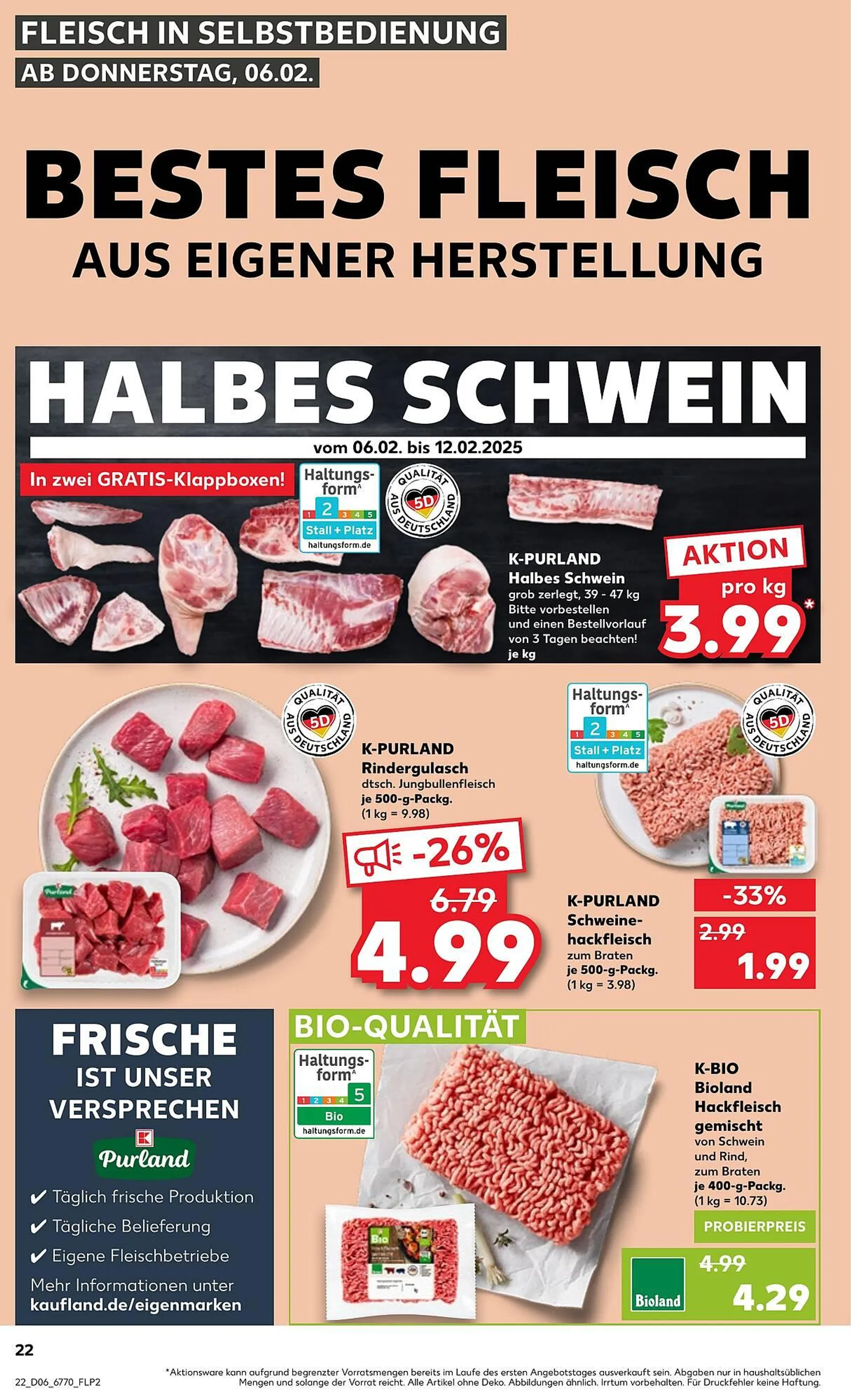 Kaufland Prospekt von 6. Februar bis 12. Februar 2025 - Prospekt seite 22