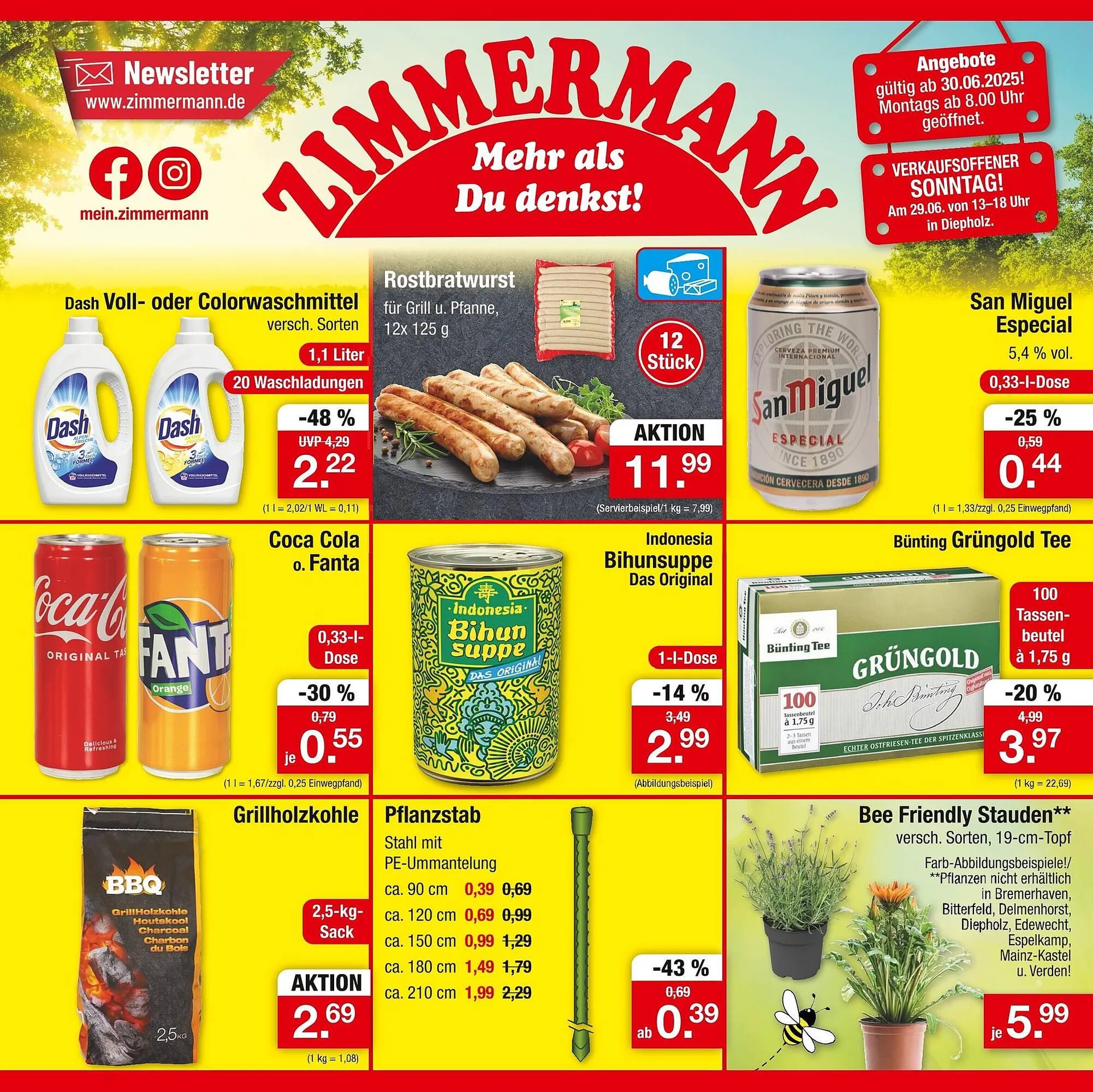 Zimmermann Prospekt von 30. Juni bis 5. Juli 2025 - Prospekt seite 1