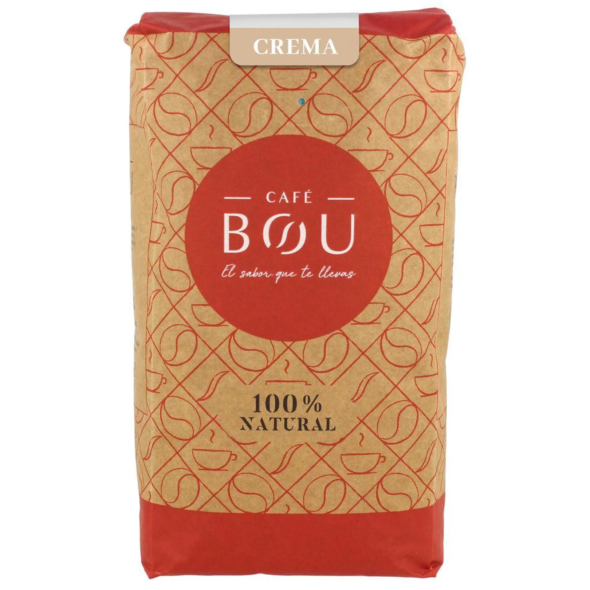 Kaffeebohnen BOU cafe NATURAL CREMA 1 kg Espana, CREMA