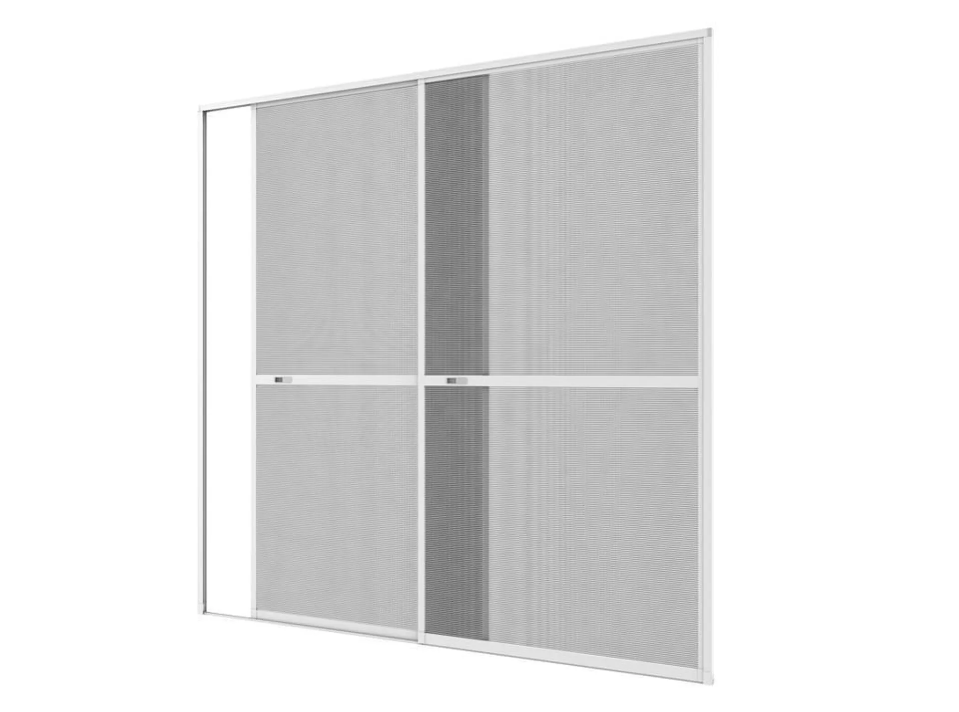 Alu Doppelschiebetür "COMFORT" 240x240cm braun