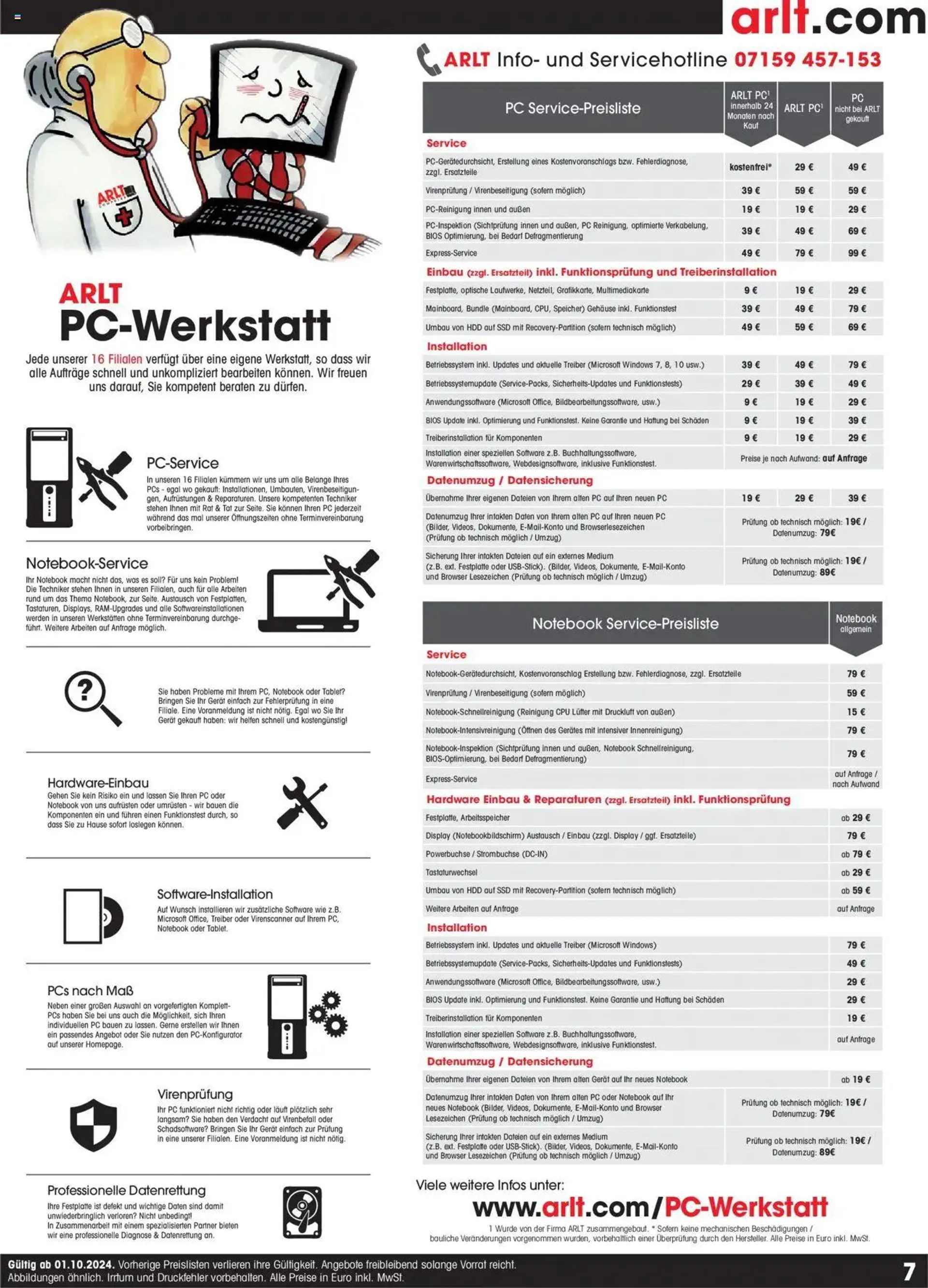 ARLT Computer Prospekt von 1. Oktober bis 31. Oktober 2024 - Prospekt seite 7