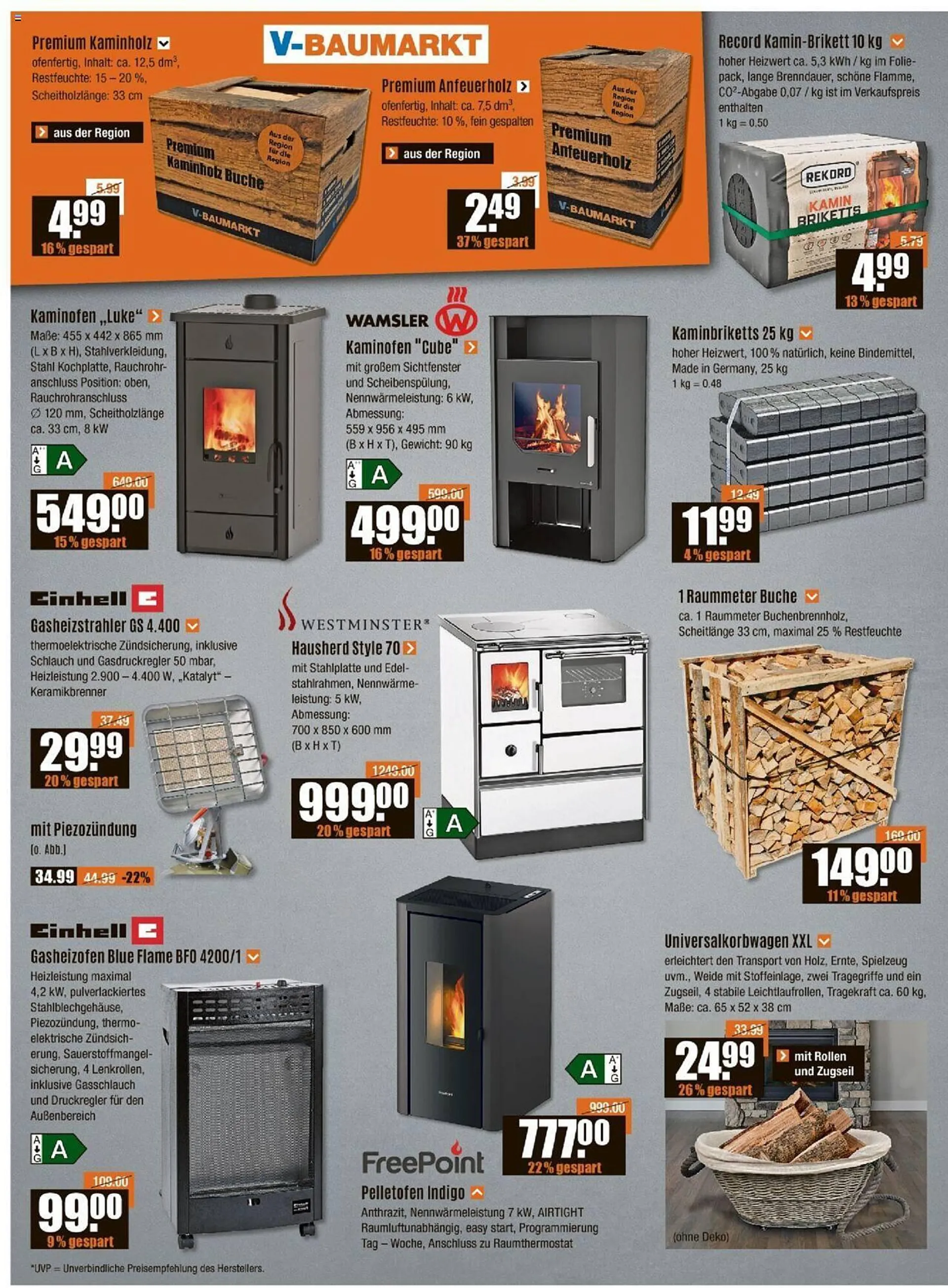 V Baumarkt Prospekt von 31. Oktober bis 6. November 2024 - Prospekt seite 4