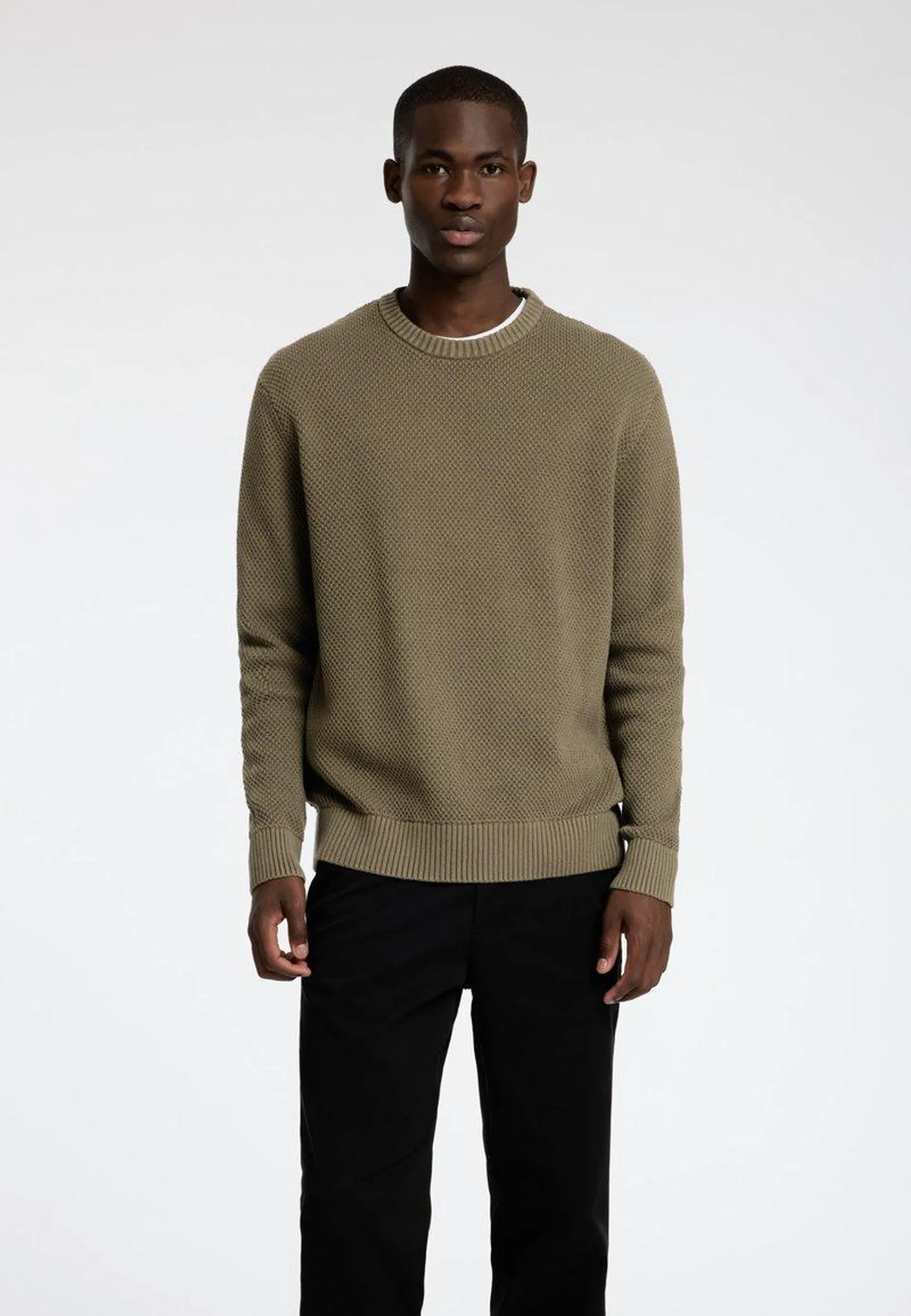 SLHHENNY RELAXED CREW NECK - Jumper - kalamata