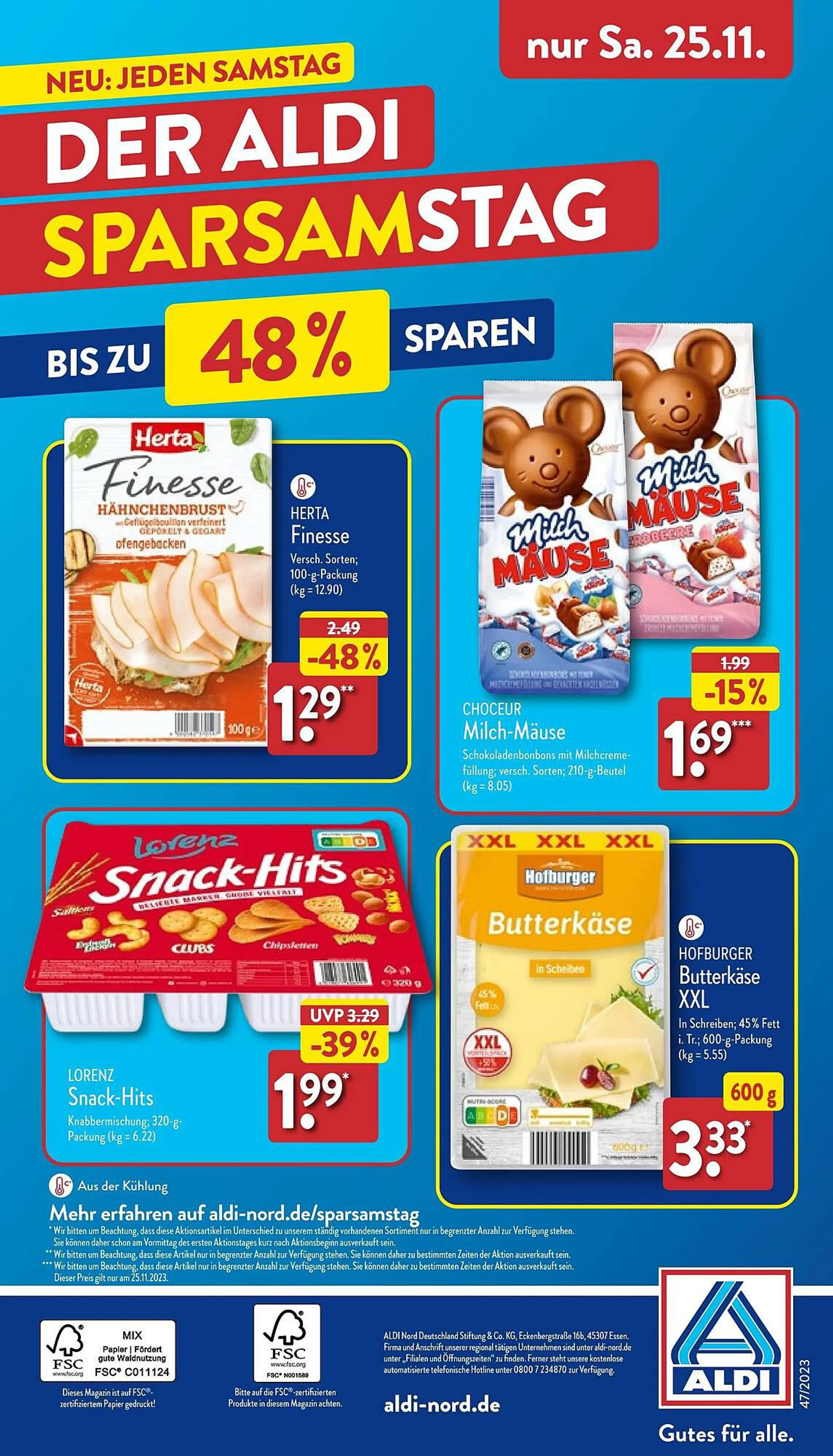 Aldi Nord Prospekt von 19. November bis 25. November 2023 - Prospekt seite 41