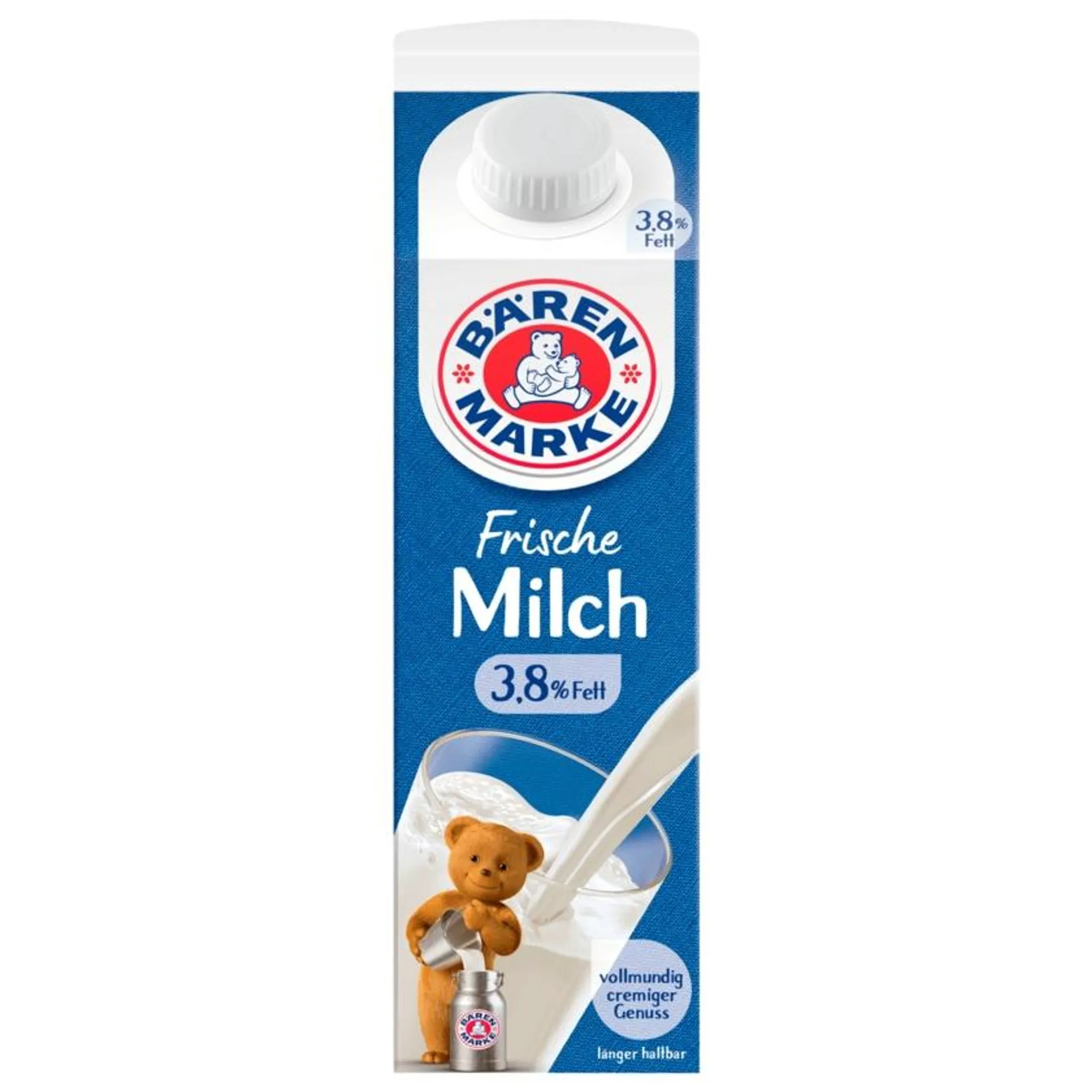 Bärenmarke Die Alpenfrische Vollmilch 1l