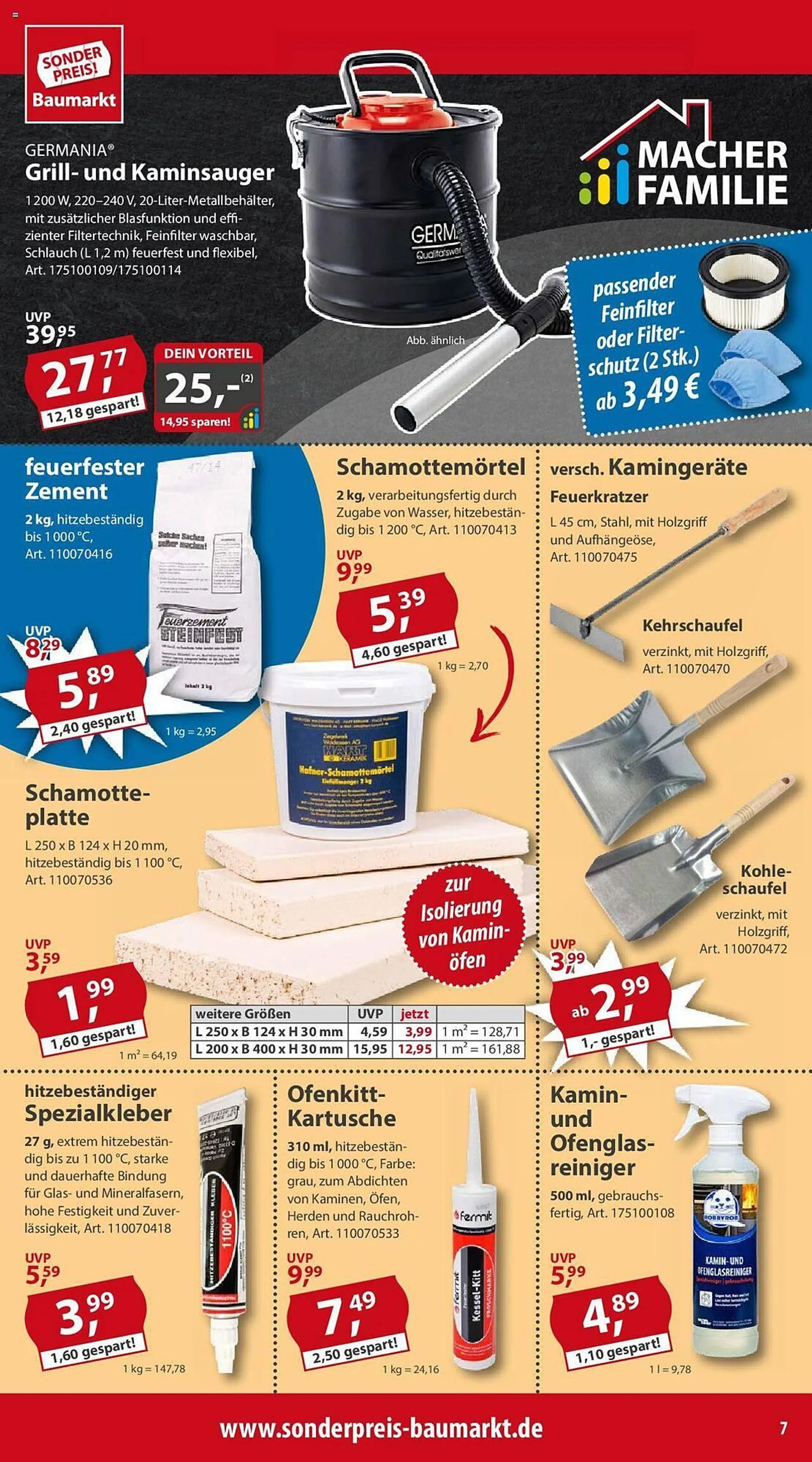 Sonderpreis Baumarkt Prospekt von 19. Oktober bis 25. Oktober 2024 - Prospekt seite 6