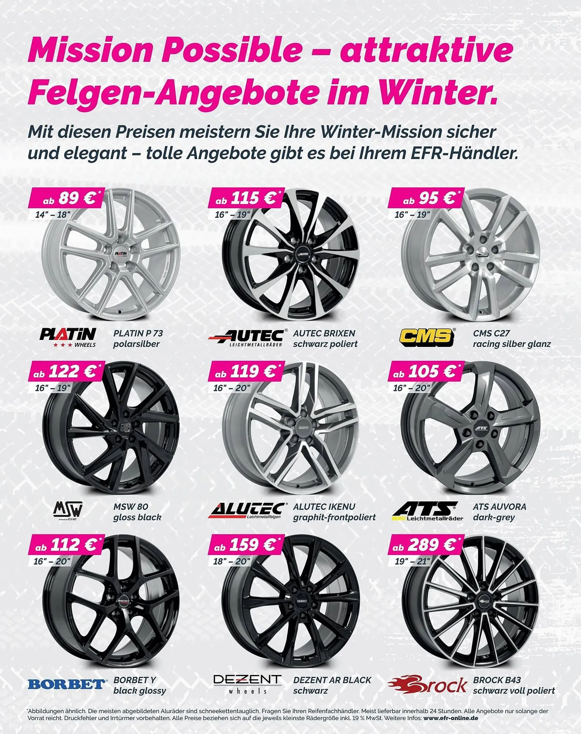 EFR Prospekt von 14. September bis 1. Januar 2025 - Prospekt seite 7