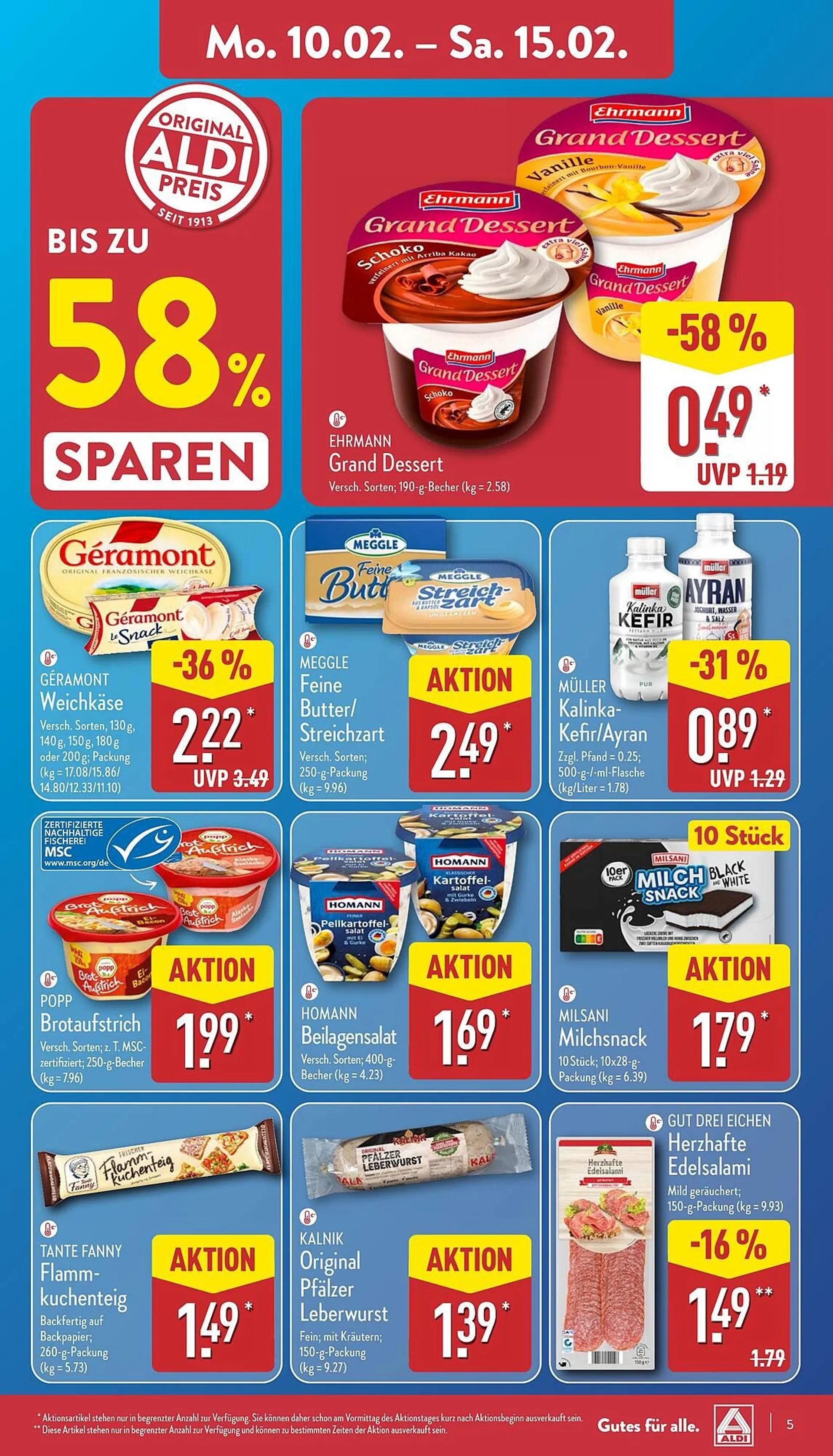 Aldi Nord Prospekt von 10. Februar bis 15. Februar 2025 - Prospekt seite 5