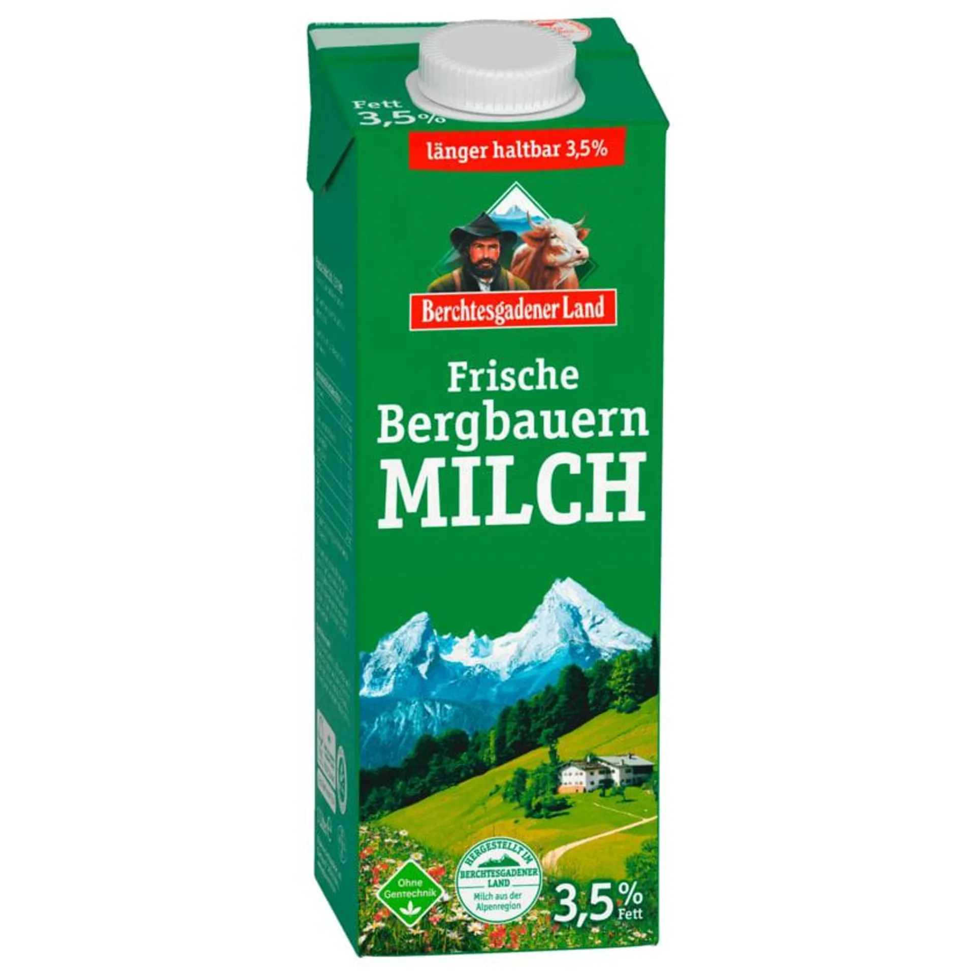 Berchtesgadener Land Frische Bergbauern-Milch 3,5% 1l