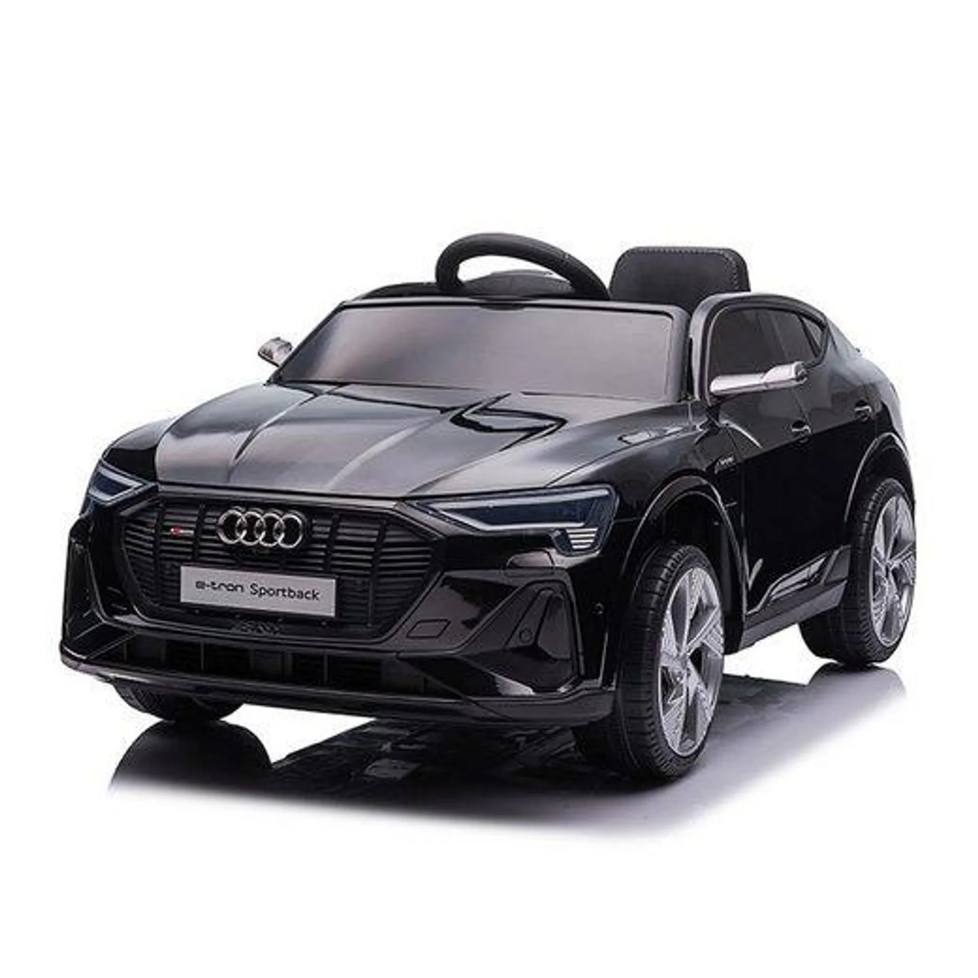 Toys Store Elektro-Kinderauto Audi E-Tron Kinder Elekto auto Kinderauto Kinderfahrzeug Elektroauto, Belastbarkeit 35 kg, AUX-/USB-Anschluss, MP3 Hupe und Motorsound am Lenkrad, Fernsteuerung