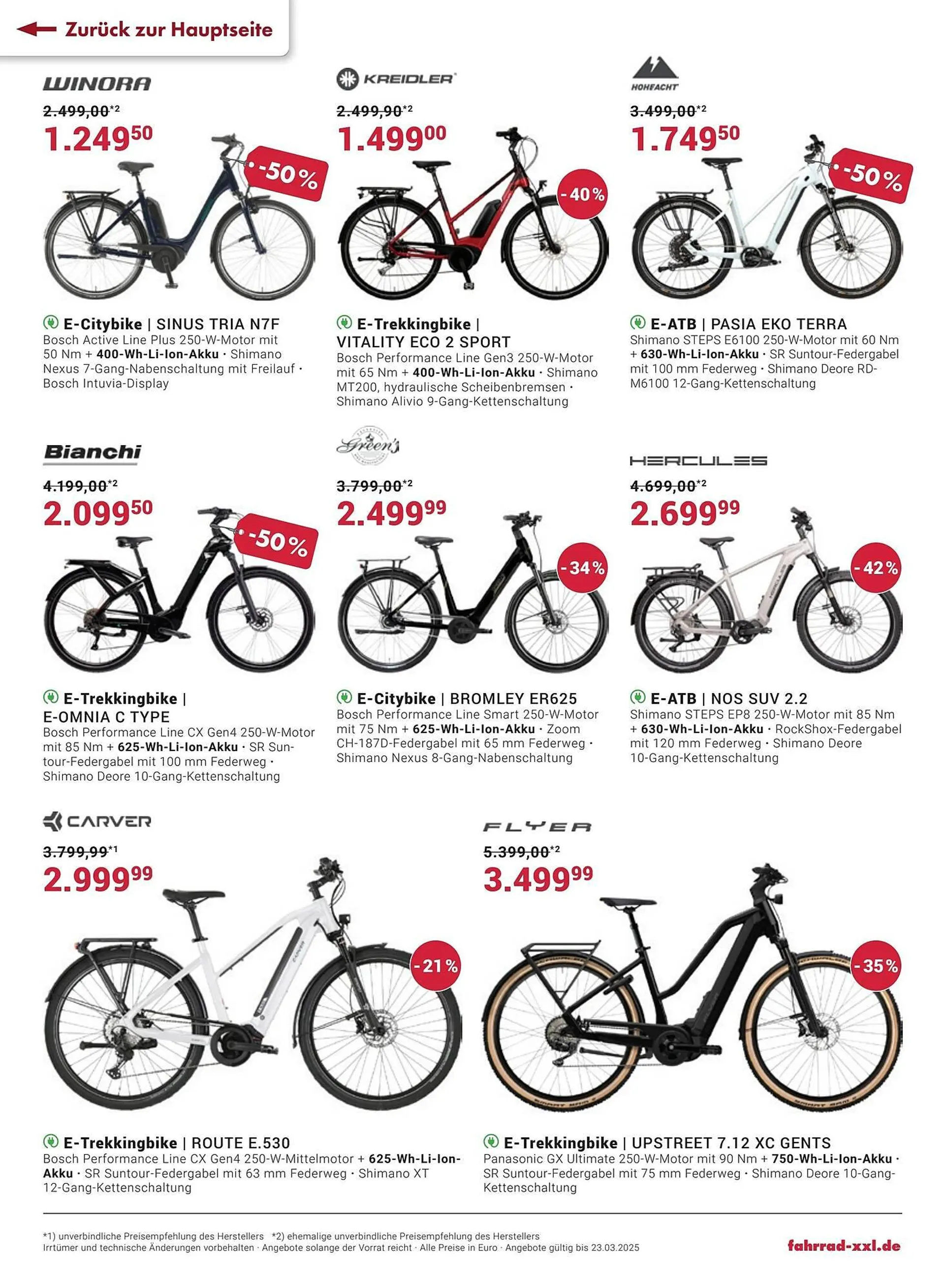 Fahrrad XXL Prospekt von 24. Februar bis 24. März 2025 - Prospekt seite 2