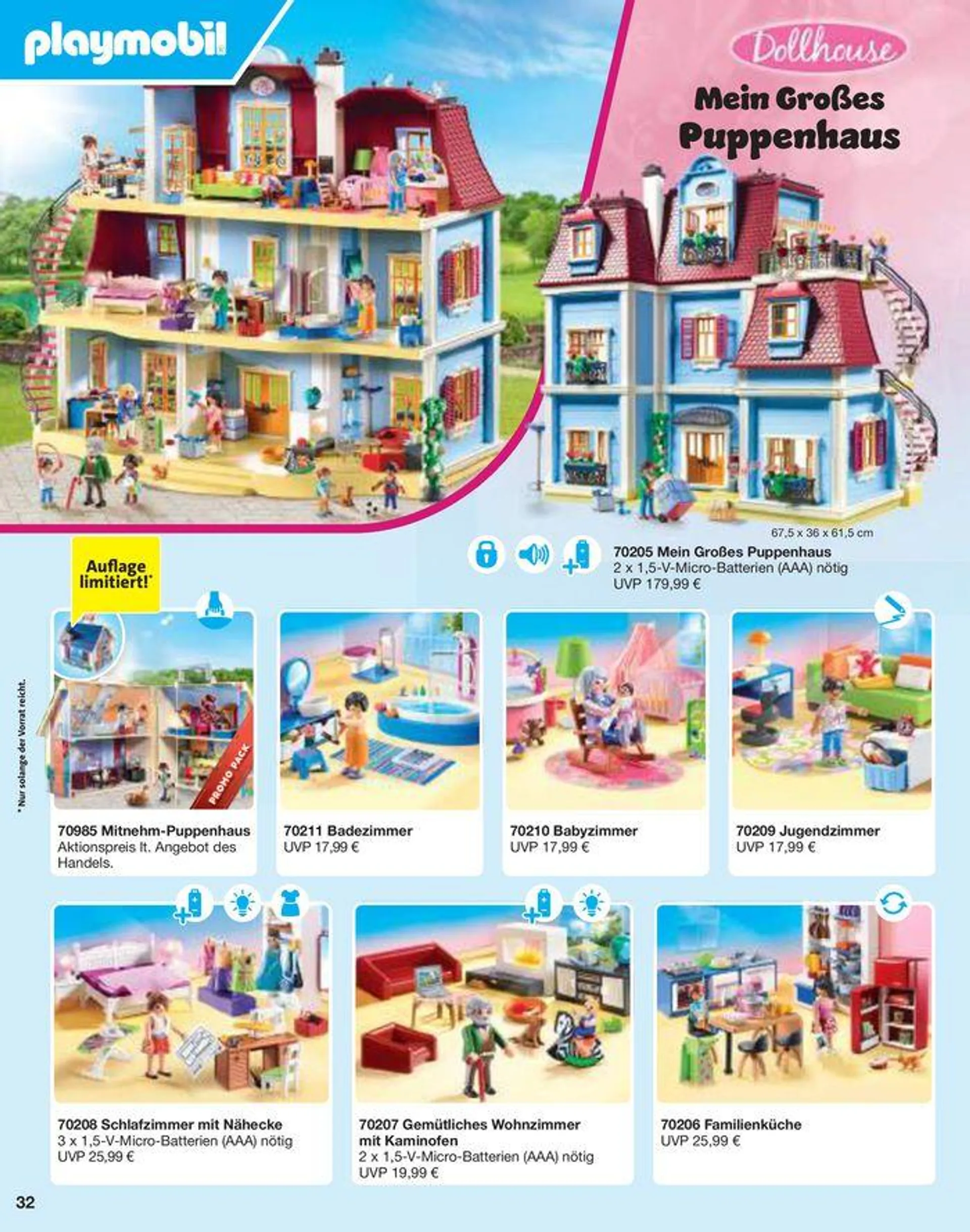 50 Years Of Playmobil von 9. Juli bis 31. Dezember 2024 - Prospekt seite 32