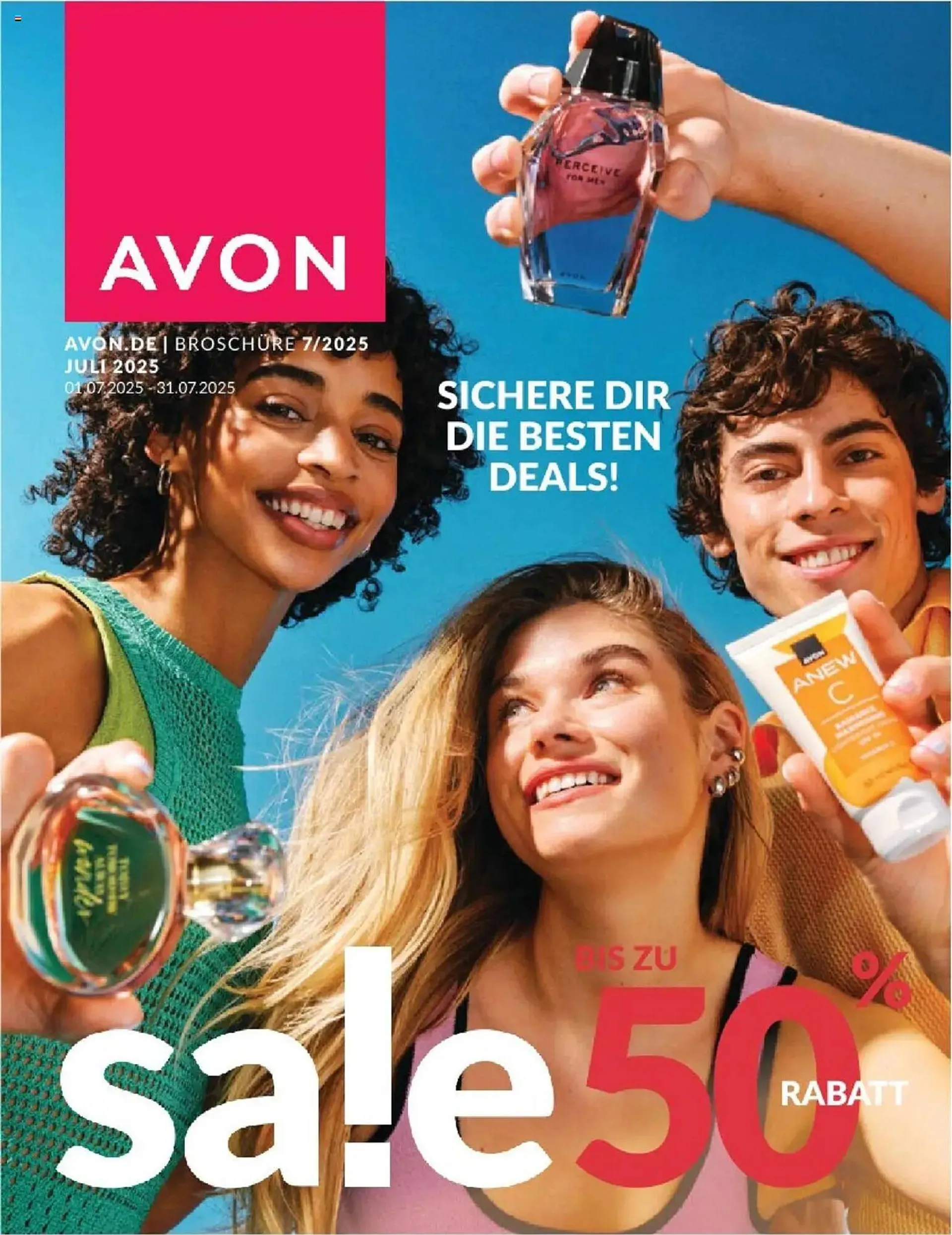 Avon Prospekt von 1. Juli bis 31. Juli 2025 - Prospekt seite 1
