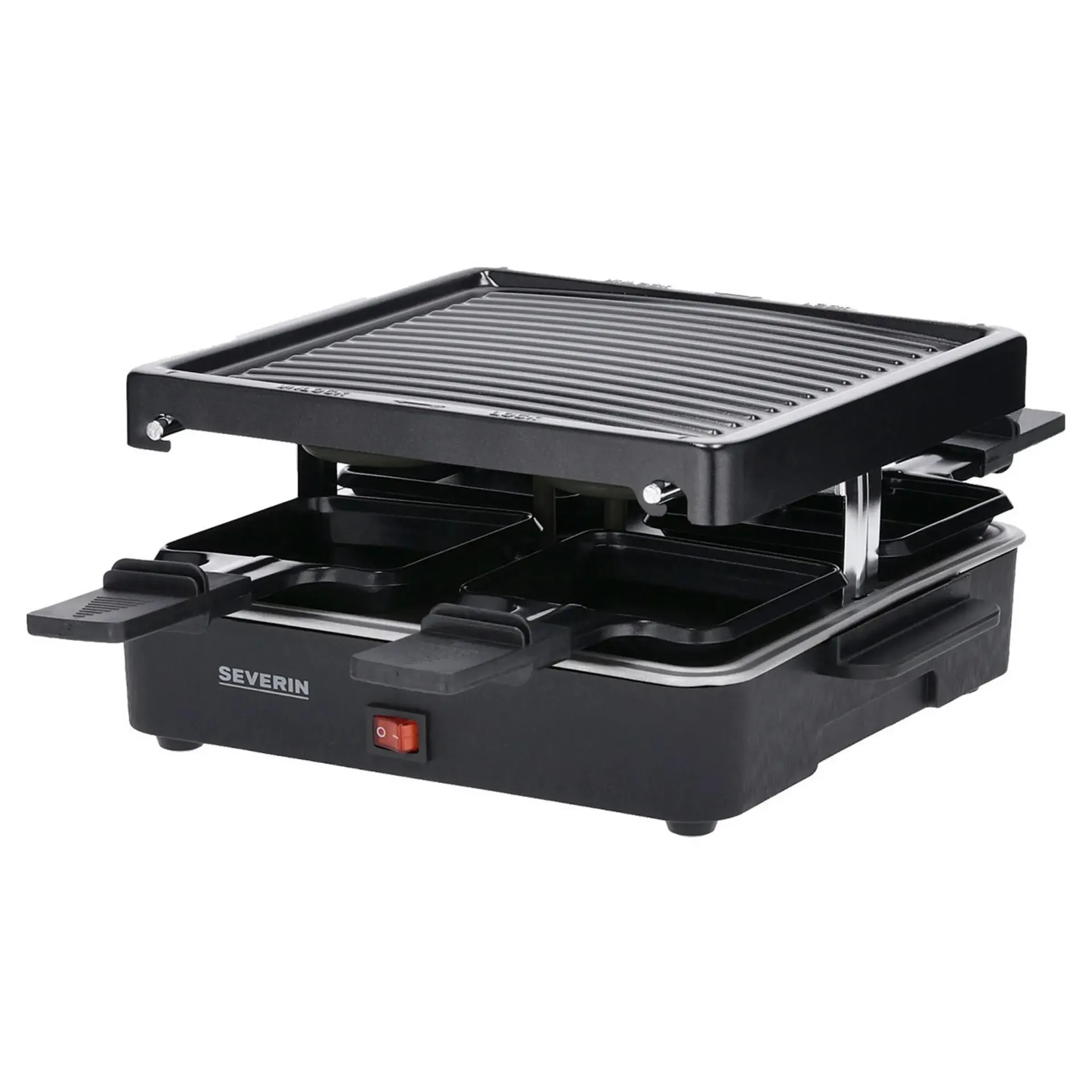 SEVERIN Mini-Raclette-Grill RG 2370 - schwarz - 600 Watt