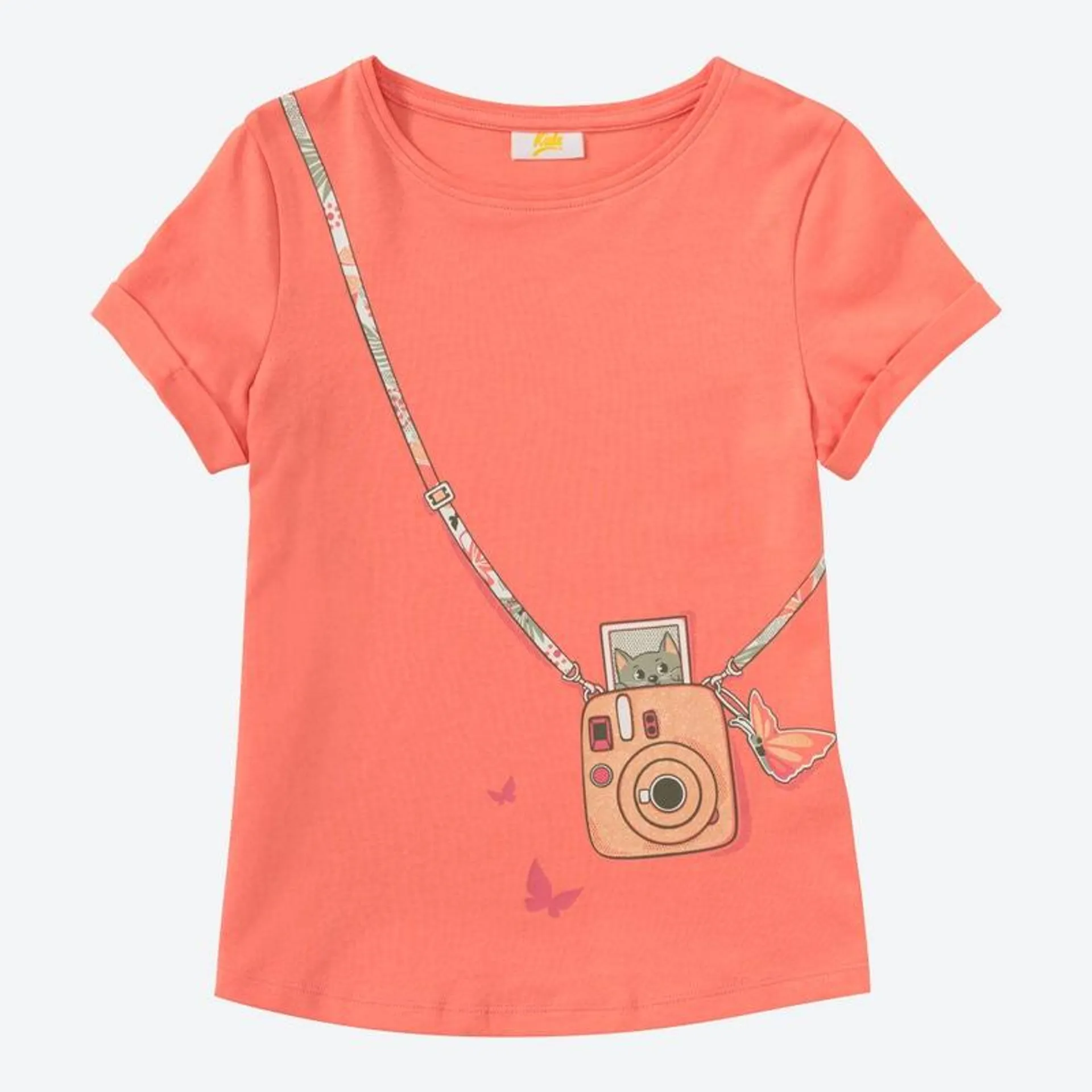 Kinder-Mädchen-T-Shirt mit Frontaufdruck