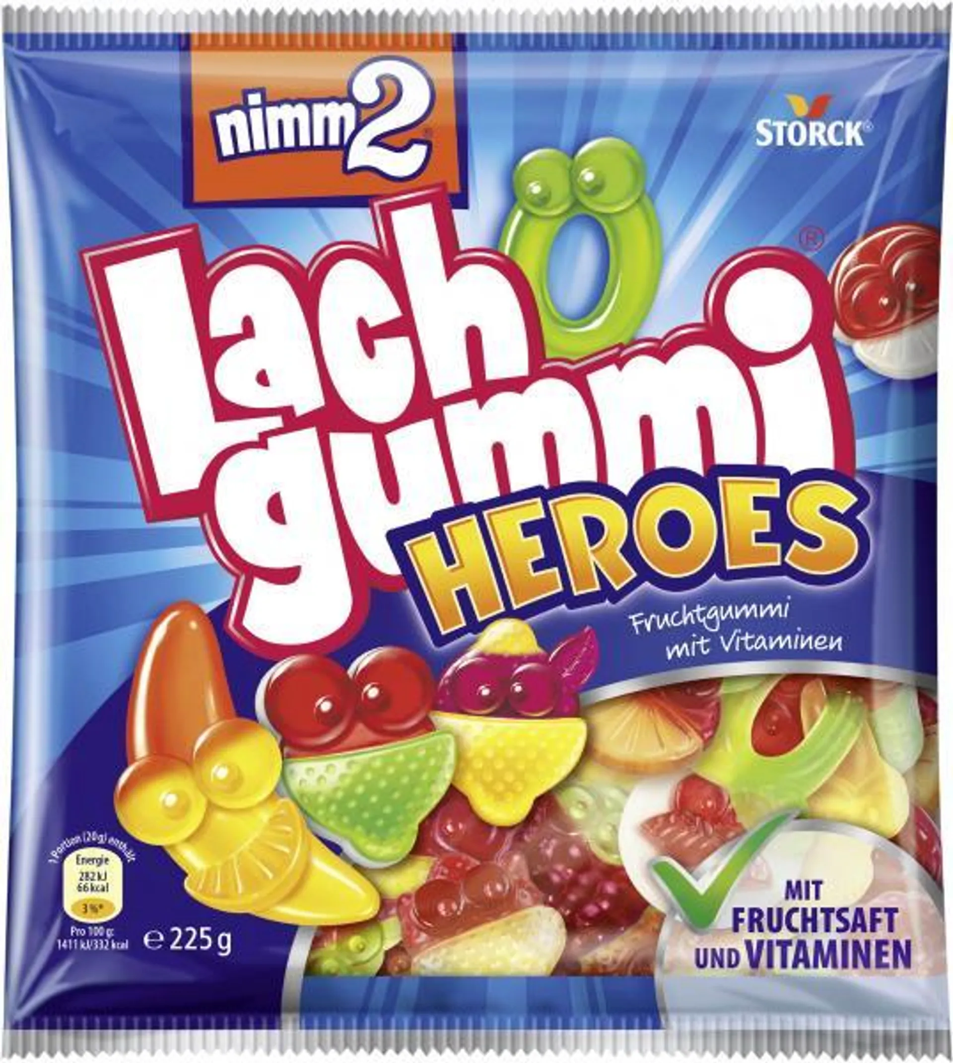 Nimm2 Lachgummi Heroes 225 g