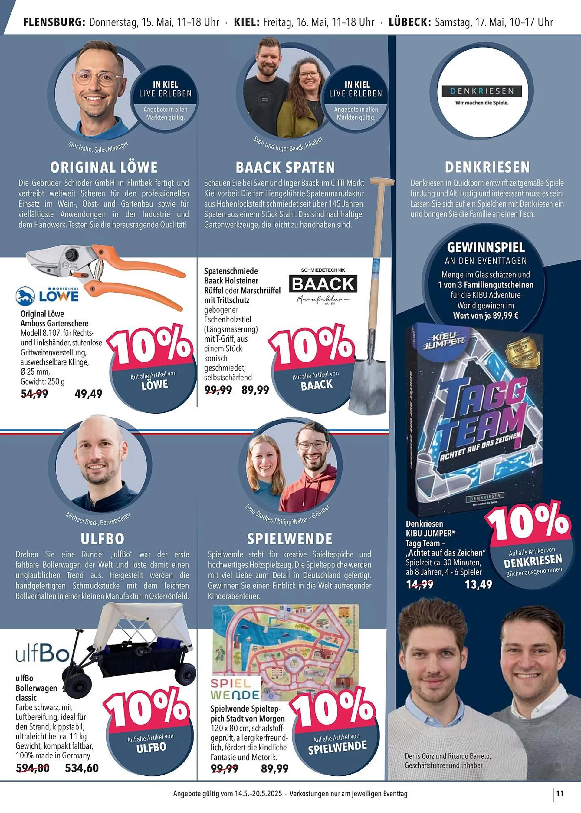 CITTI Markt Prospekt von 14. Mai bis 20. Mai 2025 - Prospekt seite 11