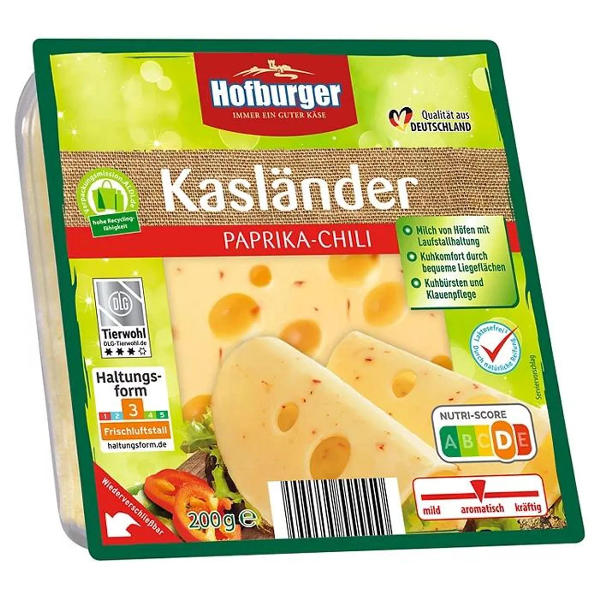 HOFBURGER Kasländer, Paprika-Chili 200 g