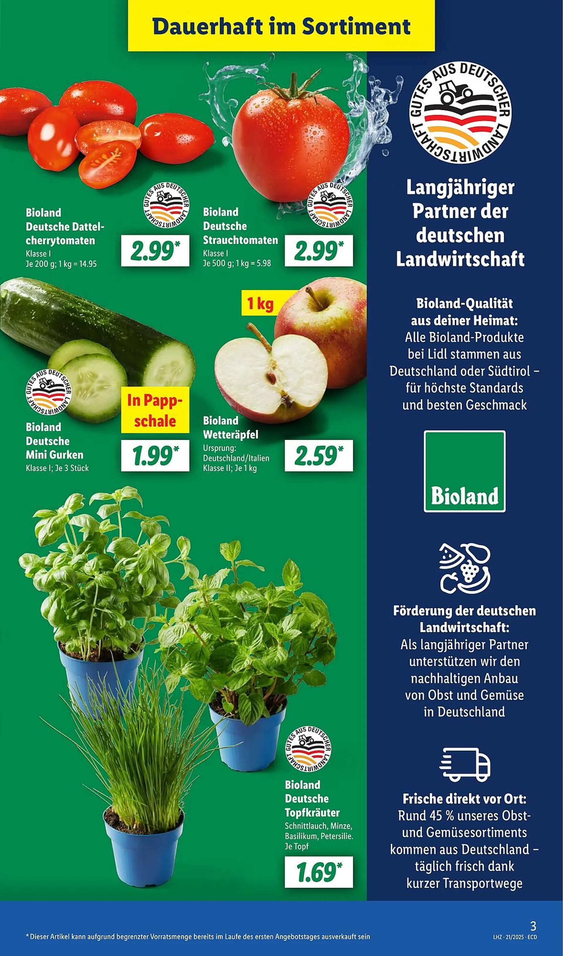 Lidl Prospekt von 19. Mai bis 24. Mai 2025 - Prospekt seite 3