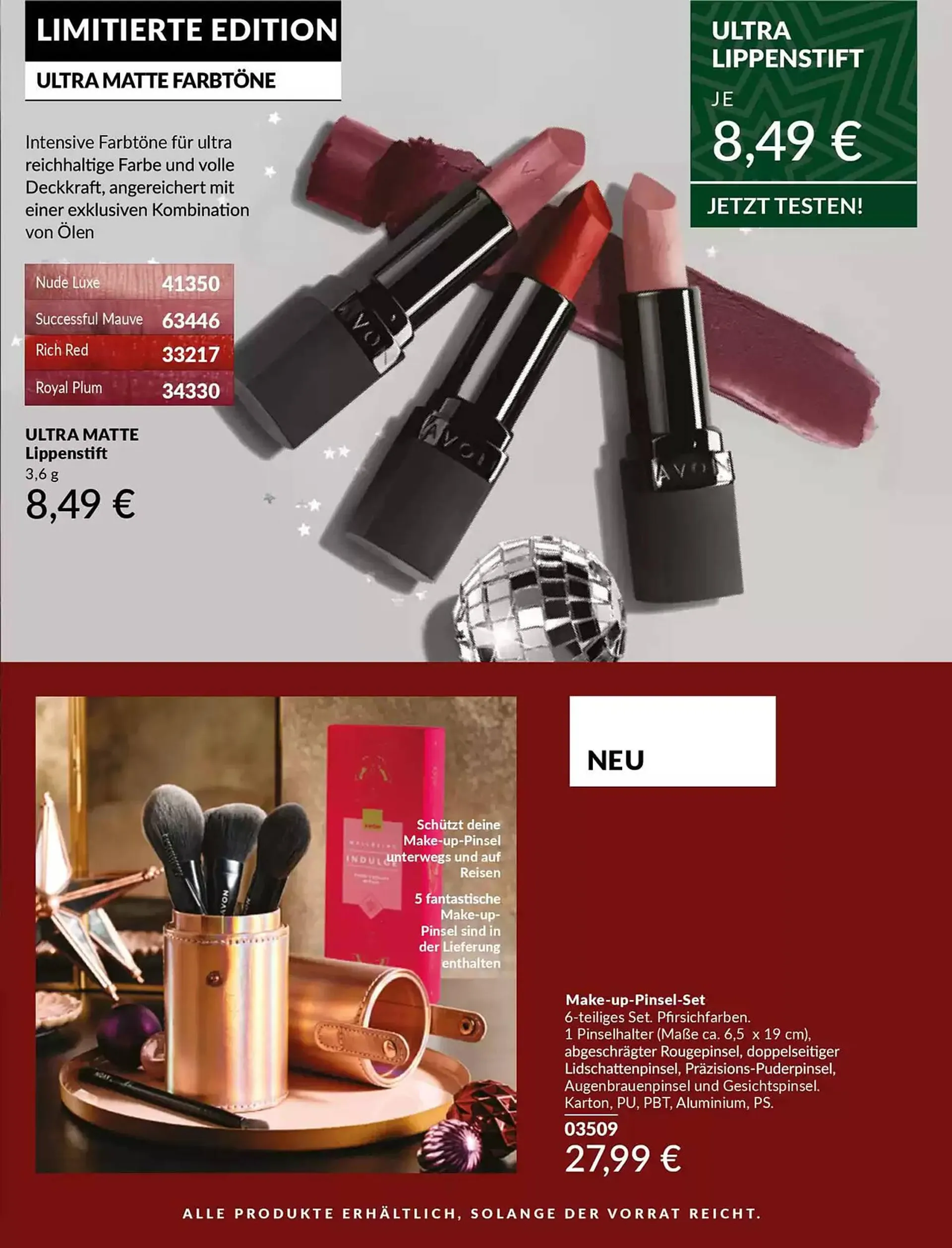 Avon Prospekt von 1. Dezember bis 15. Dezember 2024 - Prospekt seite 17