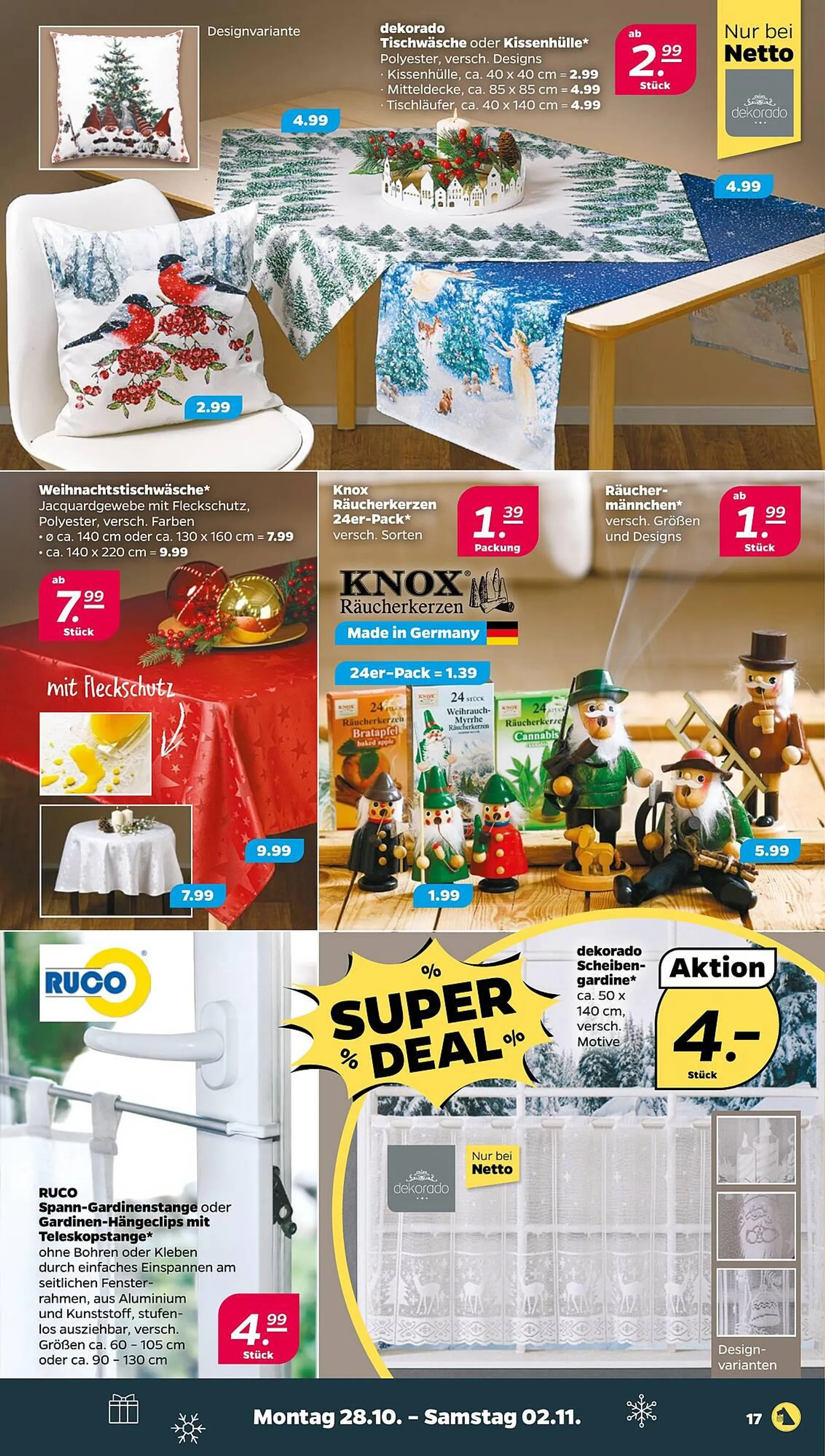 NETTO Prospekt von 28. Oktober bis 2. November 2024 - Prospekt seite 17