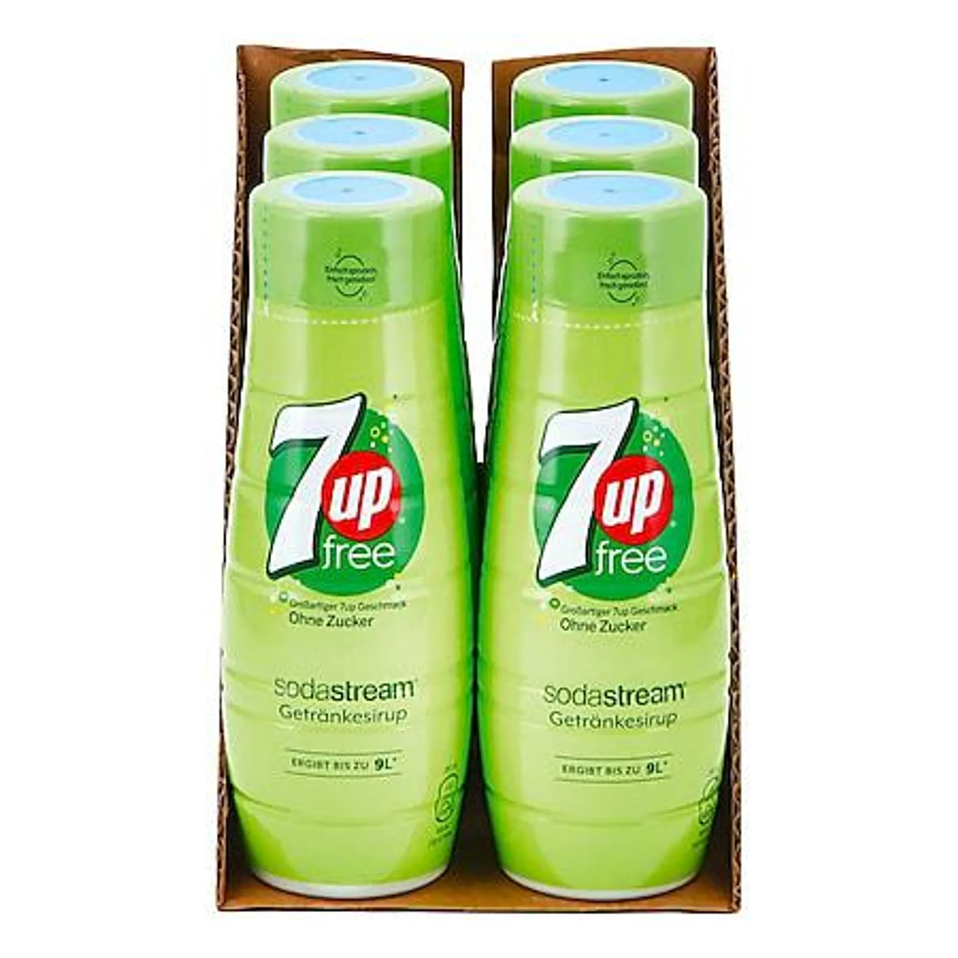 Sodastream Sirup 7up free 0,44 Liter, 6er Pack