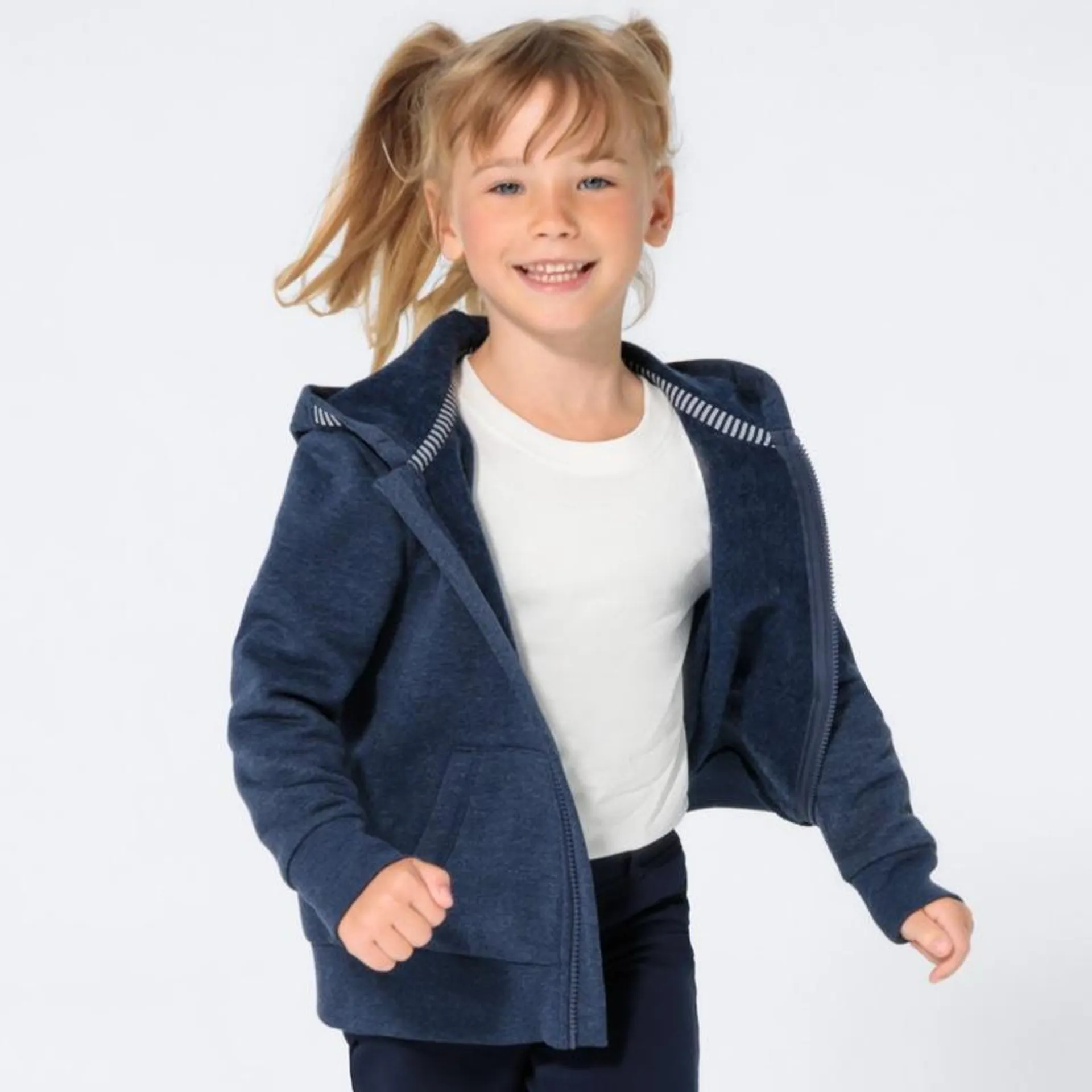 Kinder-Sweatjacke mit Kapuze